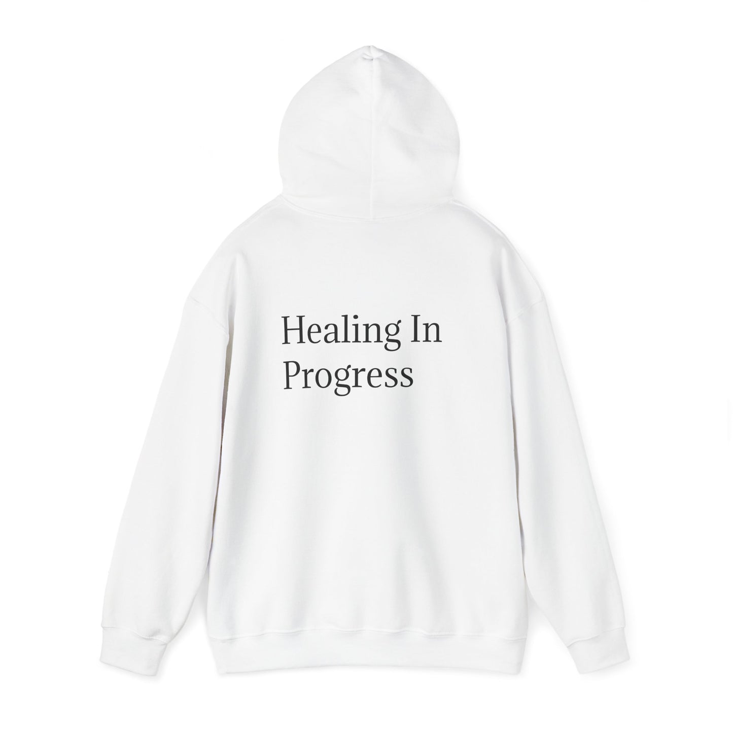 တိုးတက်မှုအတွက် ကုစားခြင်း Unisex Heavy Blend Hoodie - Self-Care &amp; Relaxation အတွက် ဇိမ်ခံအင်္ကျီ