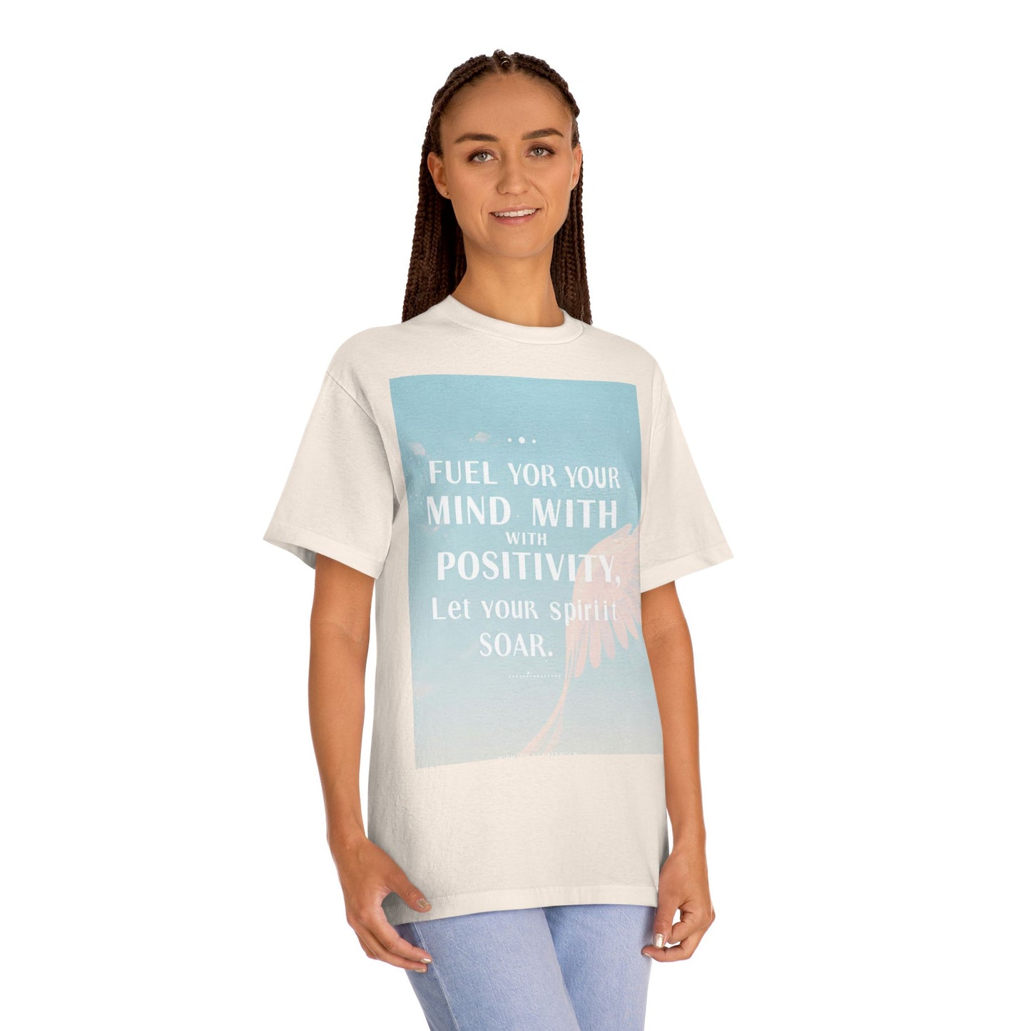 Inspirerende Positiwiteit Unisex Klassieke Tee - Mindset Motivering T-hemp