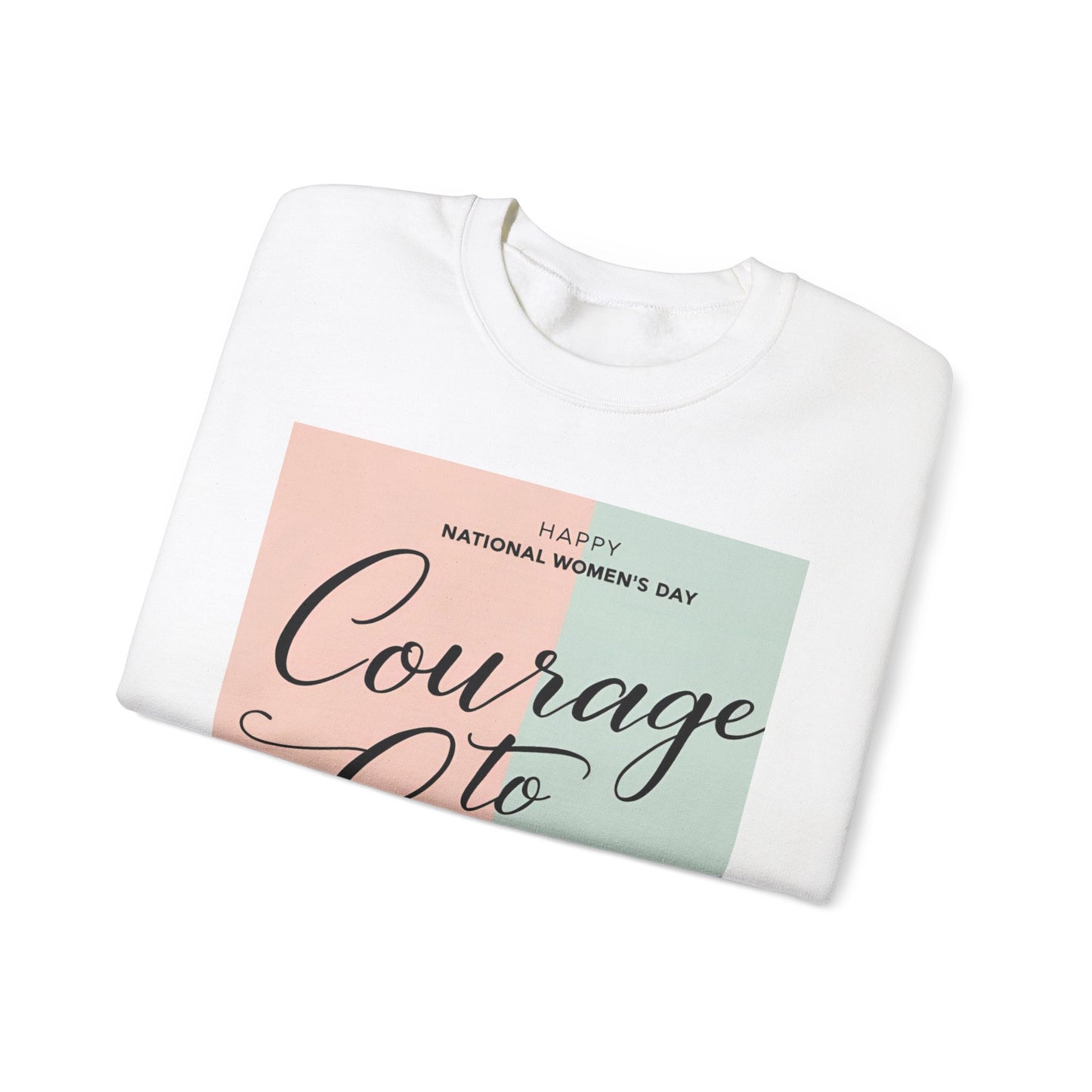 Courage to Care Sweatshirt vir Geestesgesondheidsbewustheid