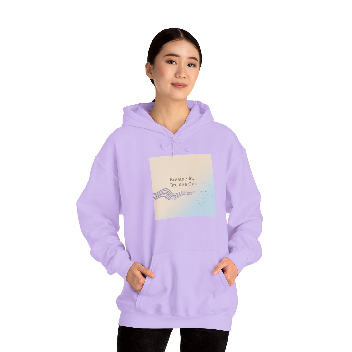 Mindfulness Breathe In Hoodie for Stress Relief