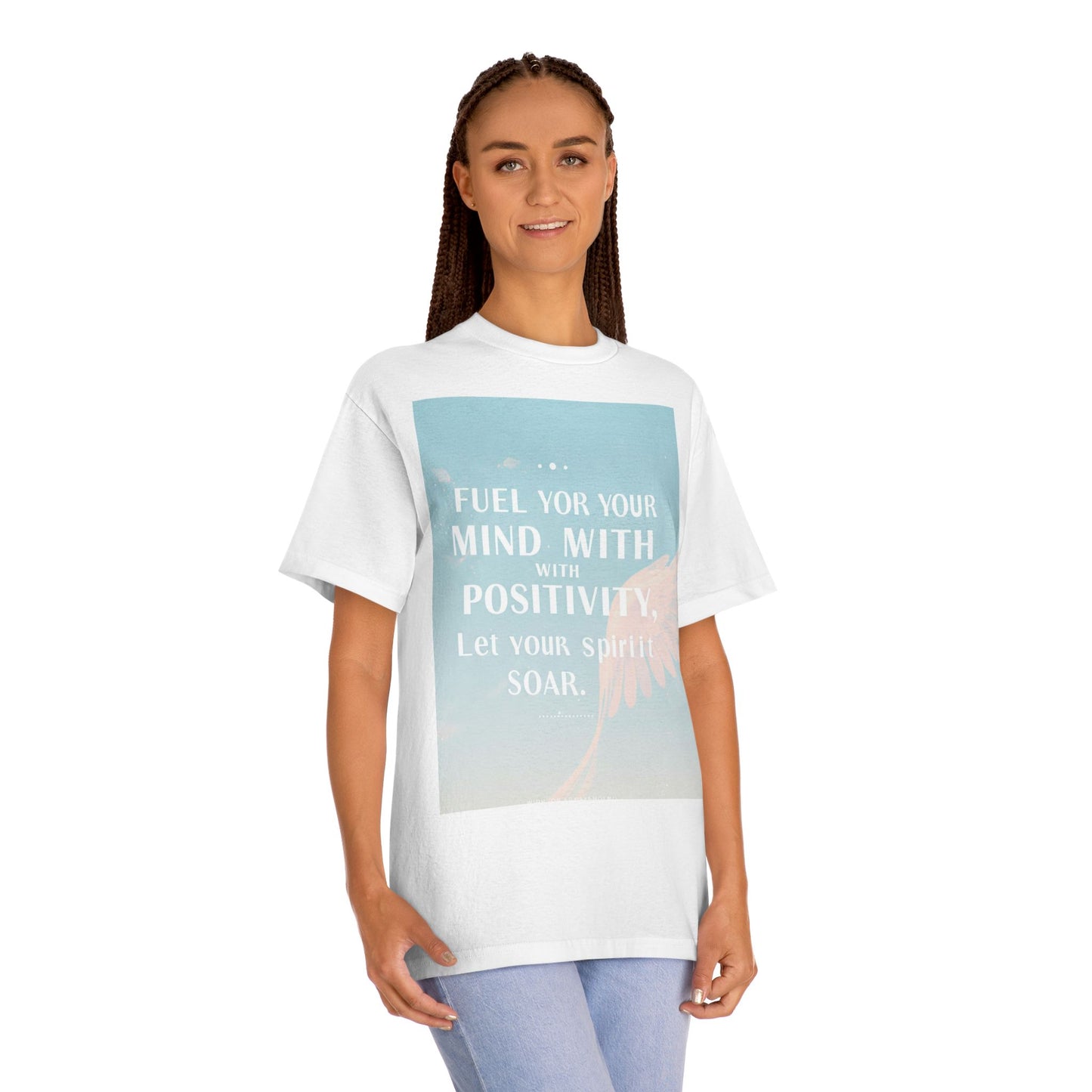 Inspirerende Positiwiteit Unisex Klassieke Tee - Mindset Motivering T-hemp