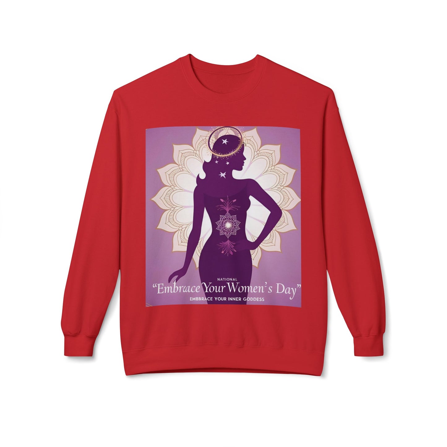 Embrace Your Inner Goddess Crewneck Sweatshirt - Women’s Day Celebration