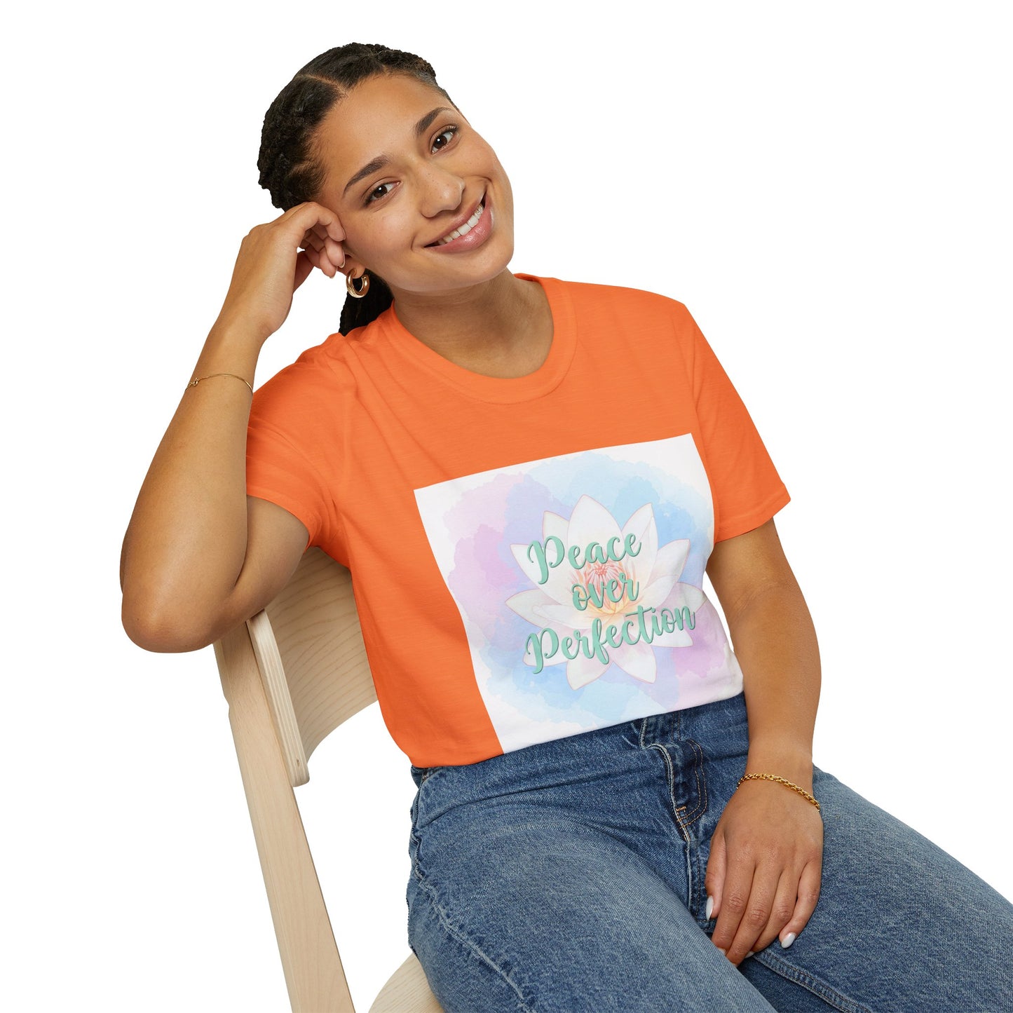 Peace Over Perfection Unisex Softstyle T-Shirt - Inspirational Casual Wear