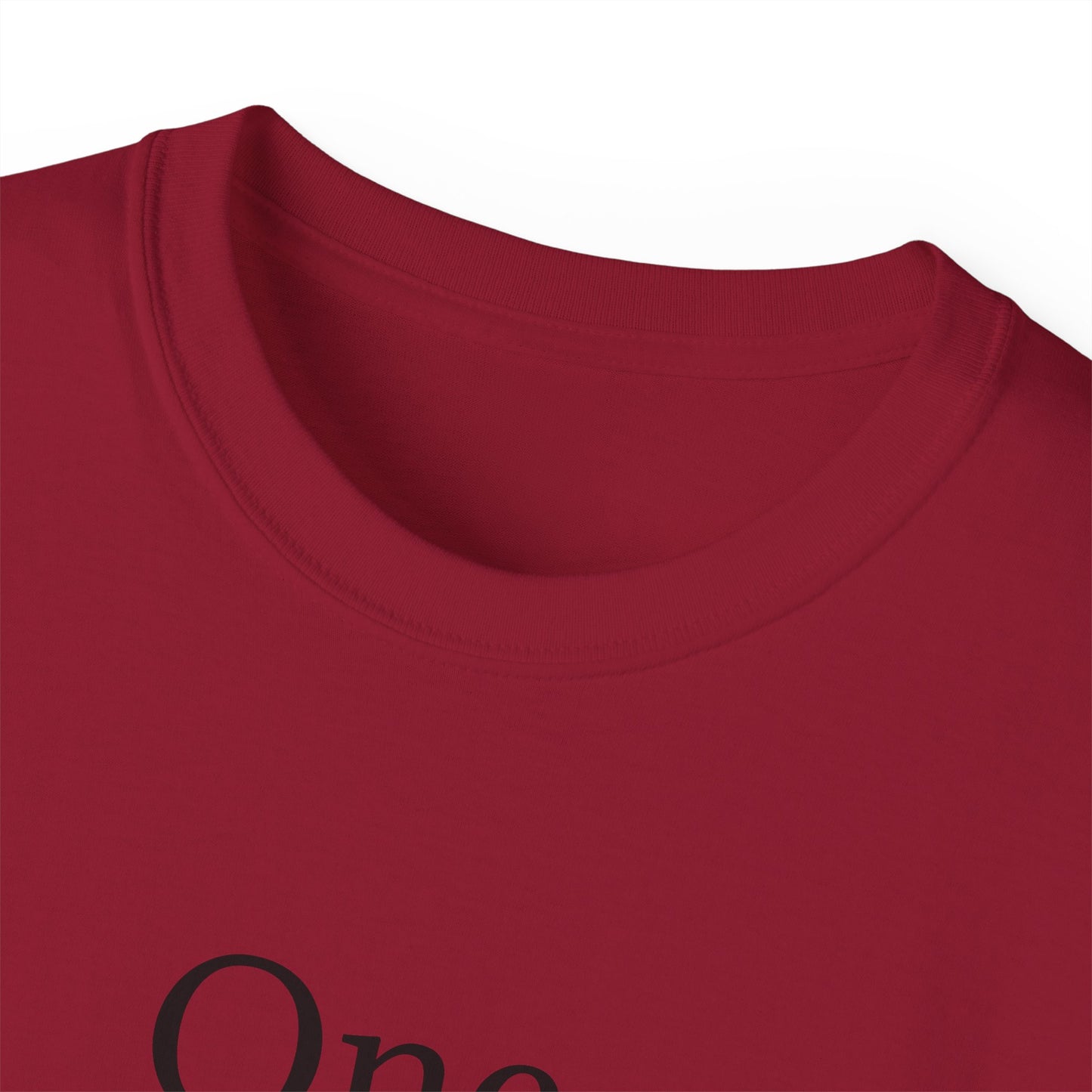 Inspirational Unisex Ultra Cotton Tee - "One Day At A Time"