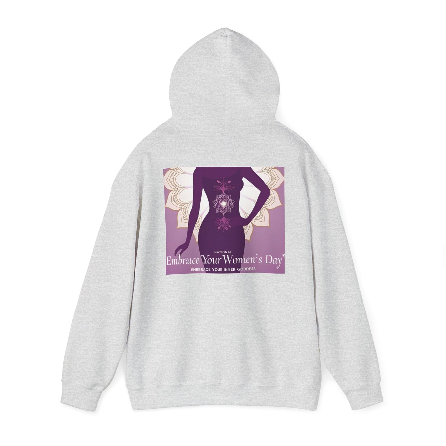 Embrace Your Women's Day Hoodie - Unisex Heavy Blend Sweatshirt