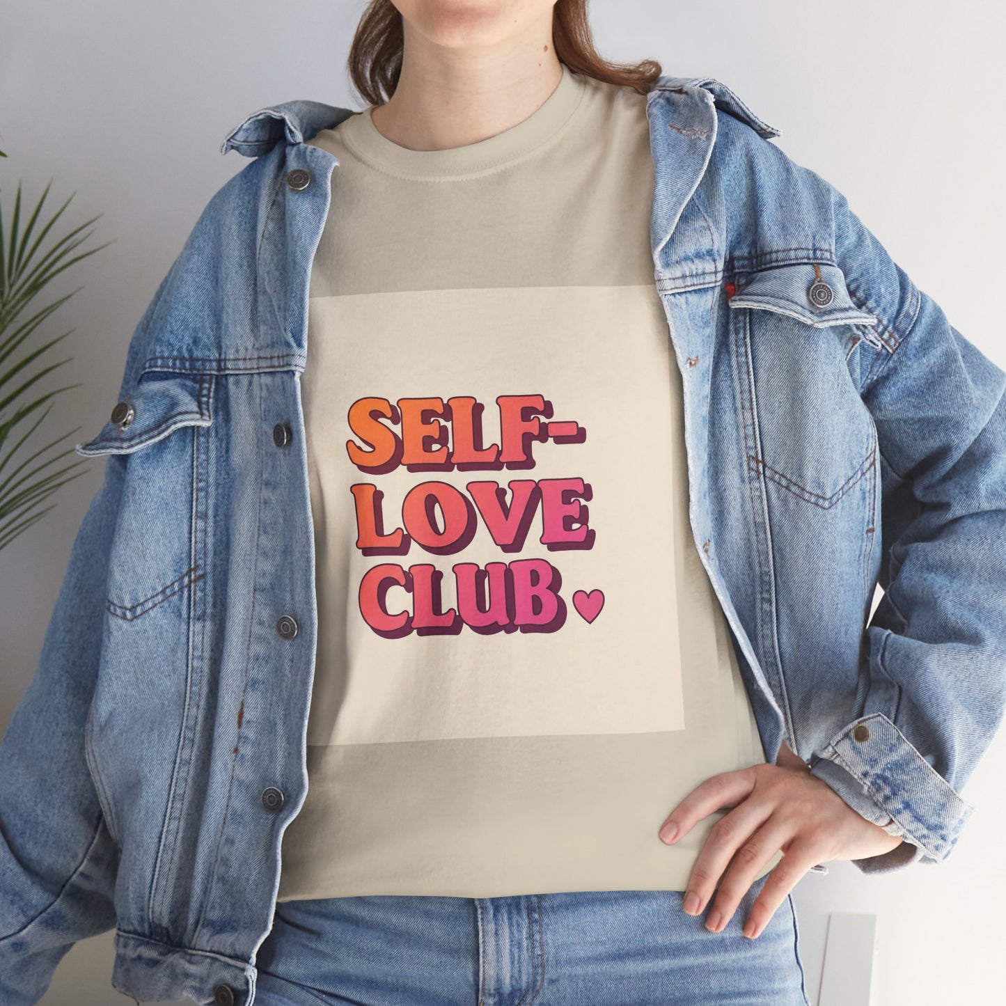 Self-Love Club Unisex Heavy Cotton Tee - Empowerment & Comfort for All