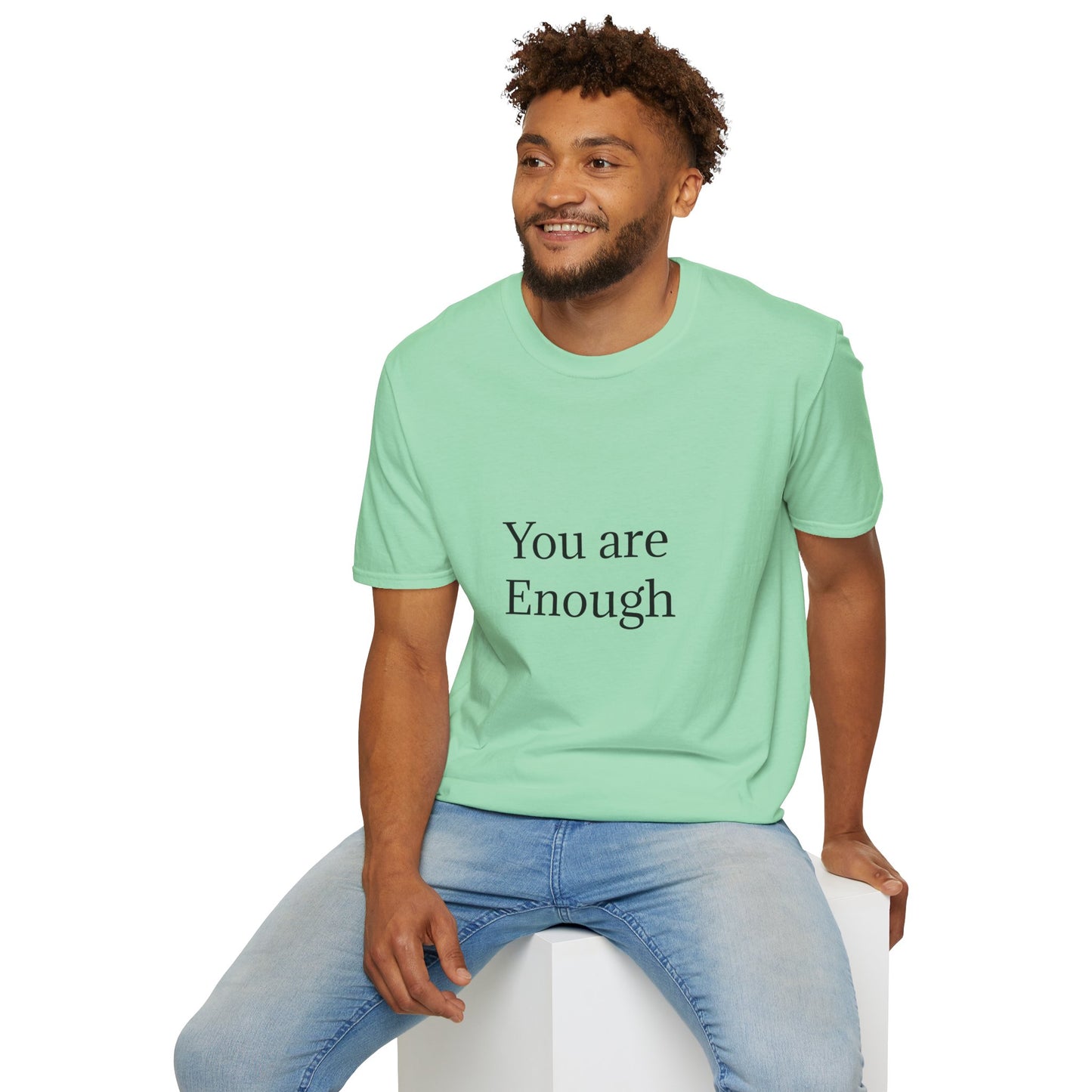 Inspirational Unisex Softstyle T-Shirt - "You are Enough"