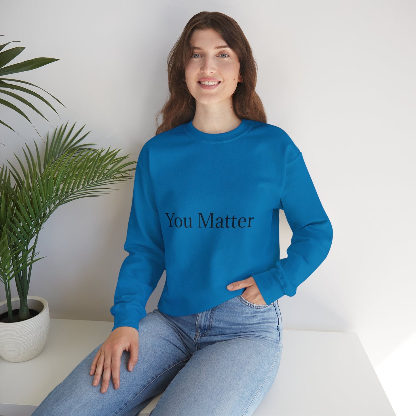 You Matter Unisex Heavy Blend™ Rondnek-trui - Gerieflike en inspirerende klere