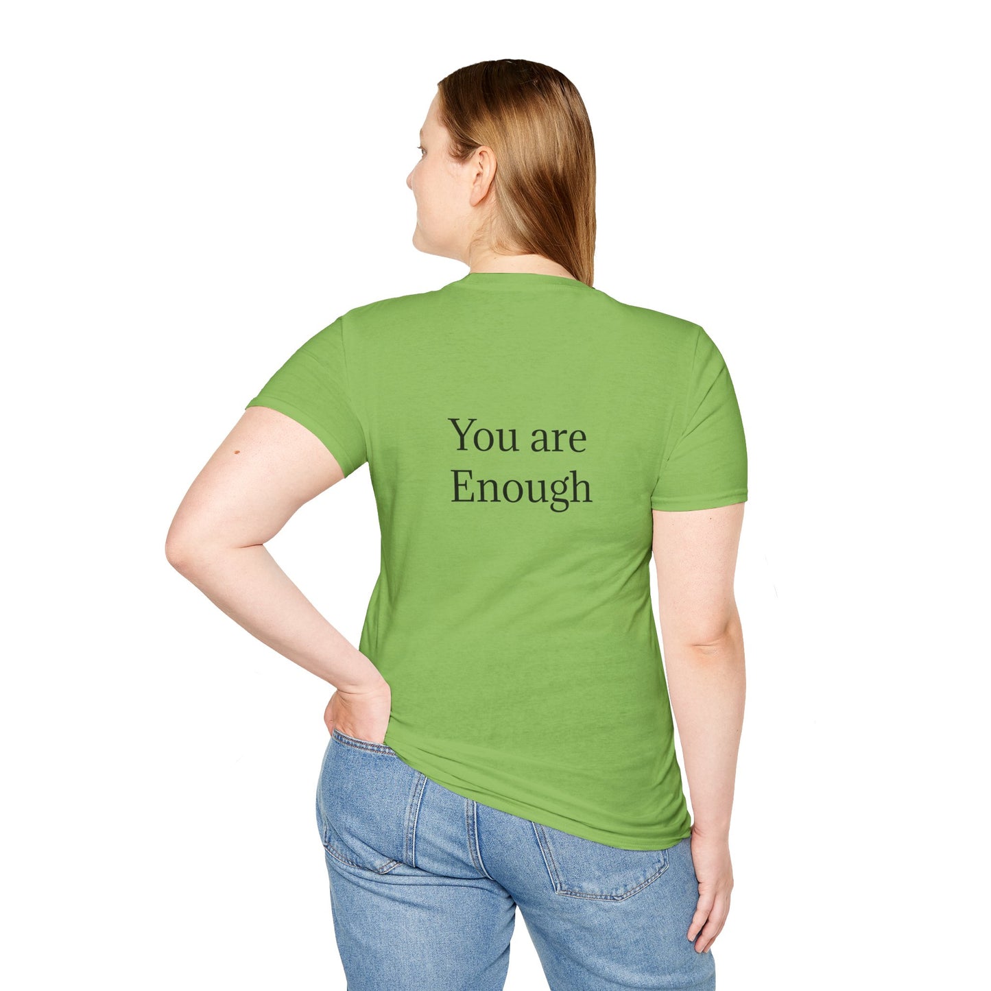 Inspirational Unisex Softstyle T-Shirt - "You are Enough"