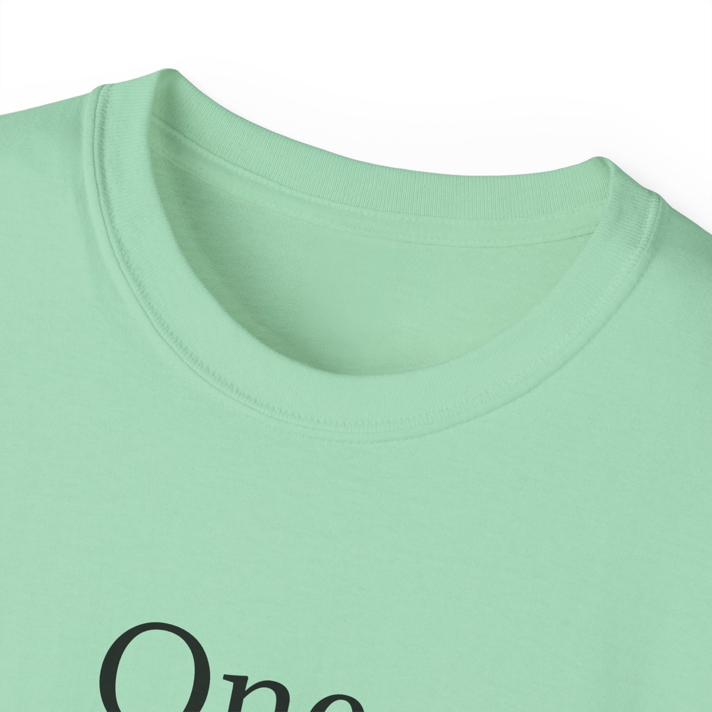 Inspirational Unisex Ultra Cotton Tee - "One Day At A Time"