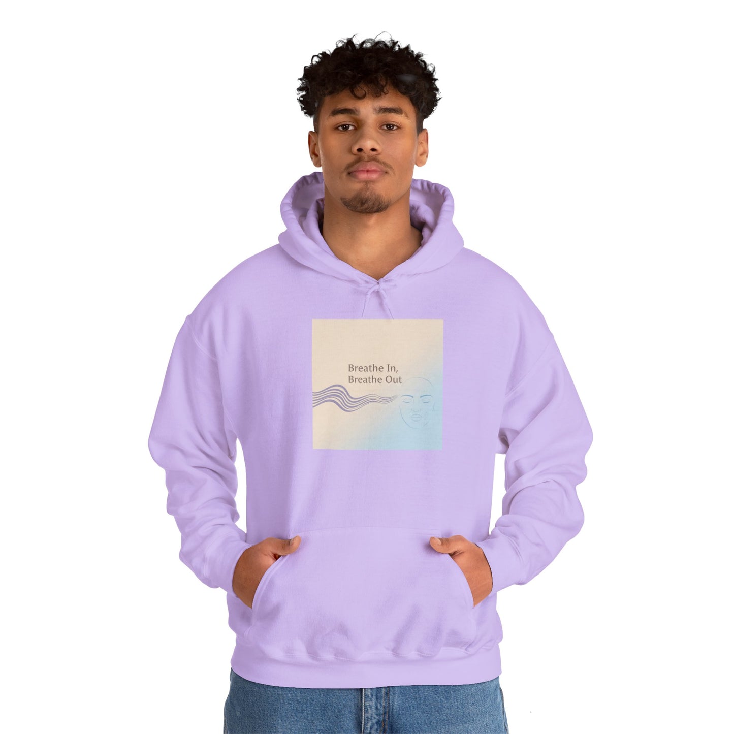 Mindfulness Breathe In Hoodie for Stress Relief