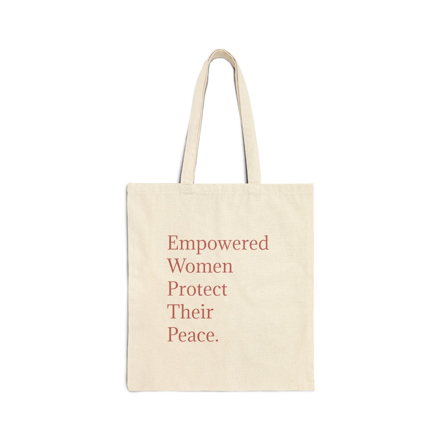 Empowered Women Tote Bag - Eco-Friendly Cotton Canvas