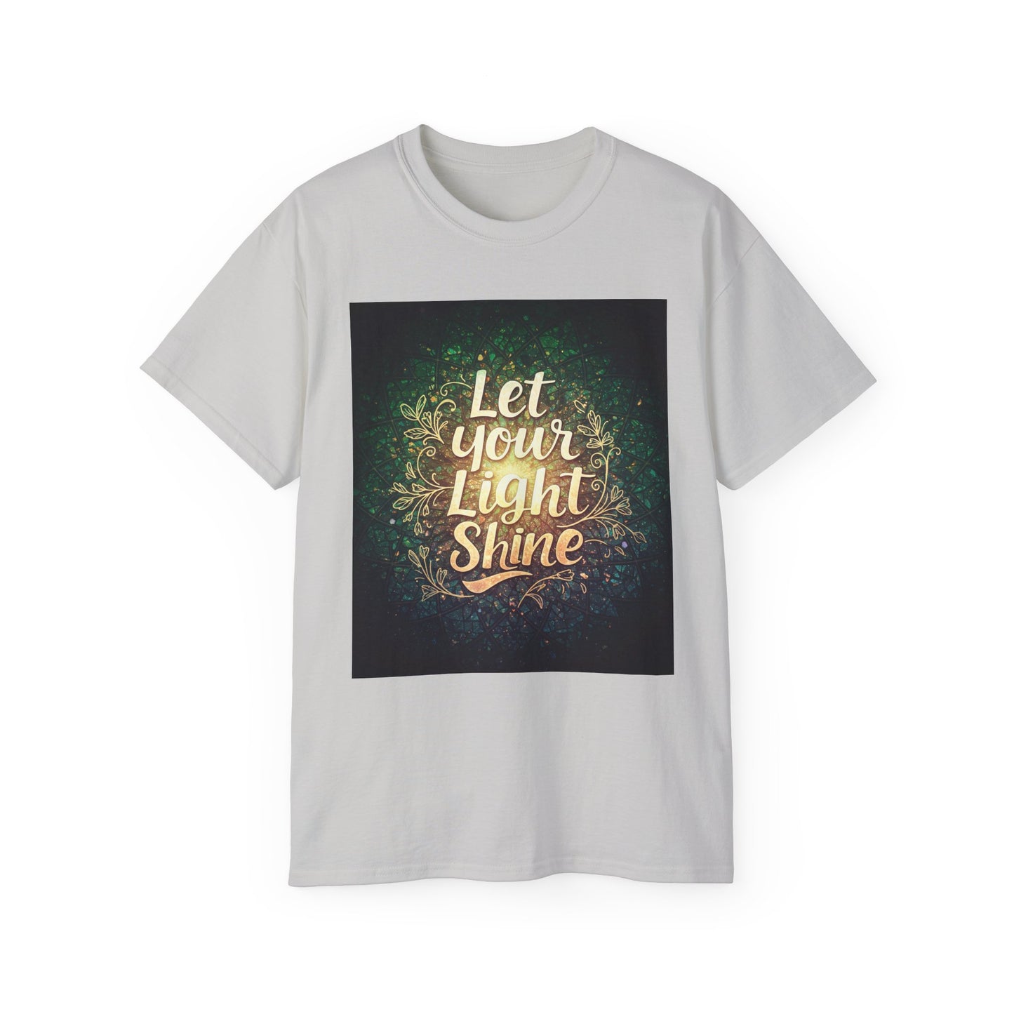 Inspirational Unisex Ultra Cotton Tee - "Let Your Light Shine"