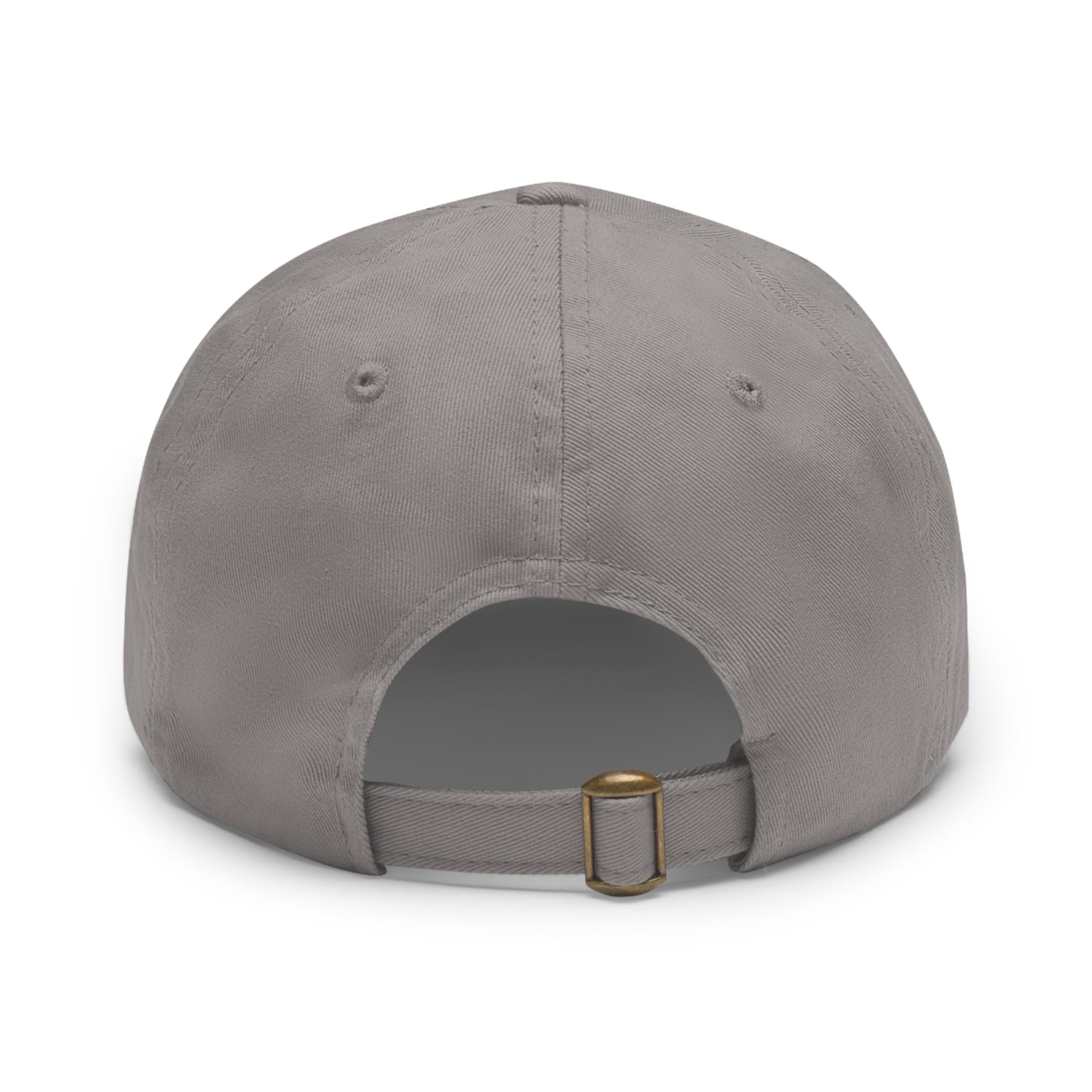 Mental Wealth Dad Hat with Leather Patch - Classic Style Cap for Mindfulness