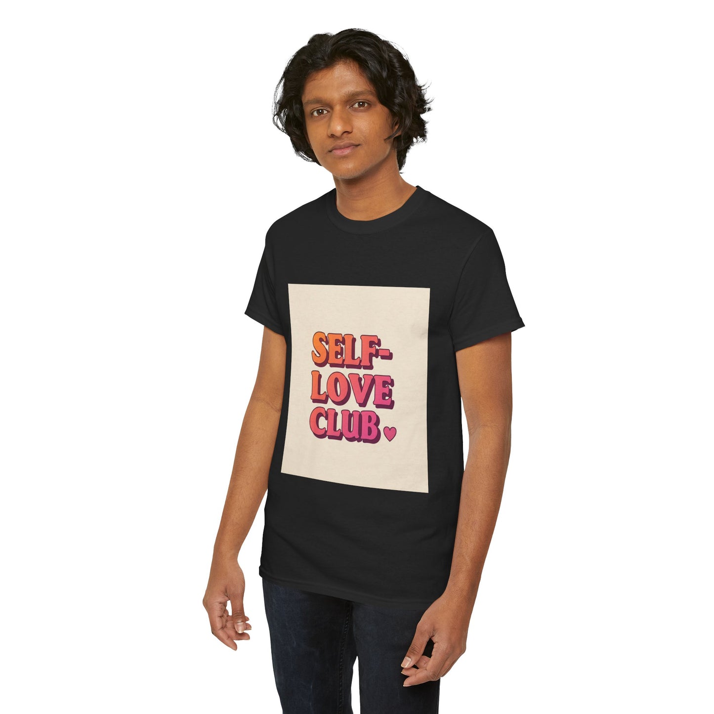 Self-Love Club Unisex Heavy Cotton Tee - Empowerment & Comfort for All