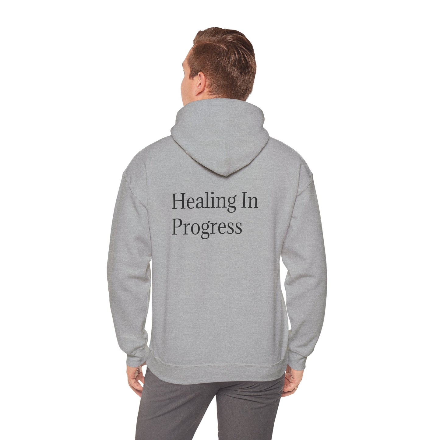 Healing in Progress Unisex Heavy Blend Hoodie - Gesellige trui vir selfversorging en ontspanning