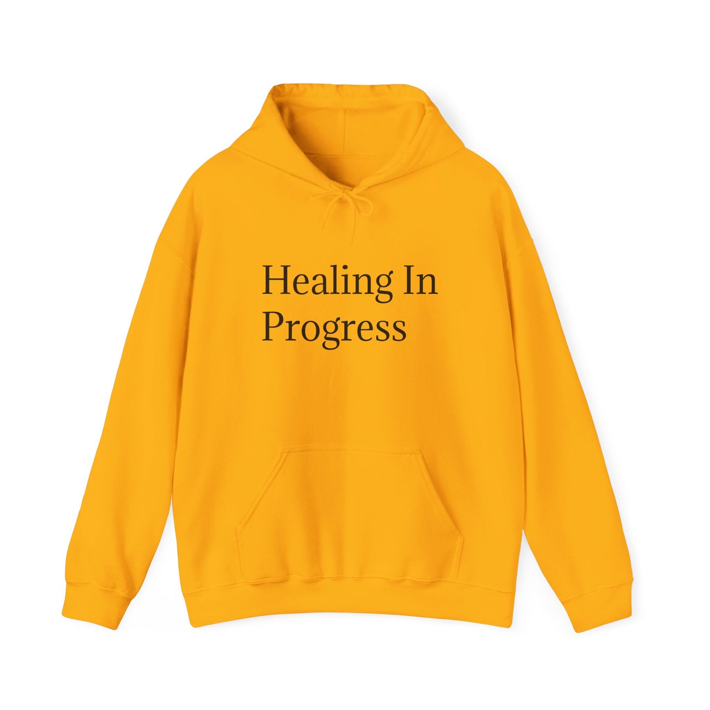 တိုးတက်မှုအတွက် ကုစားခြင်း Unisex Heavy Blend Hoodie - Self-Care &amp; Relaxation အတွက် ဇိမ်ခံအင်္ကျီ