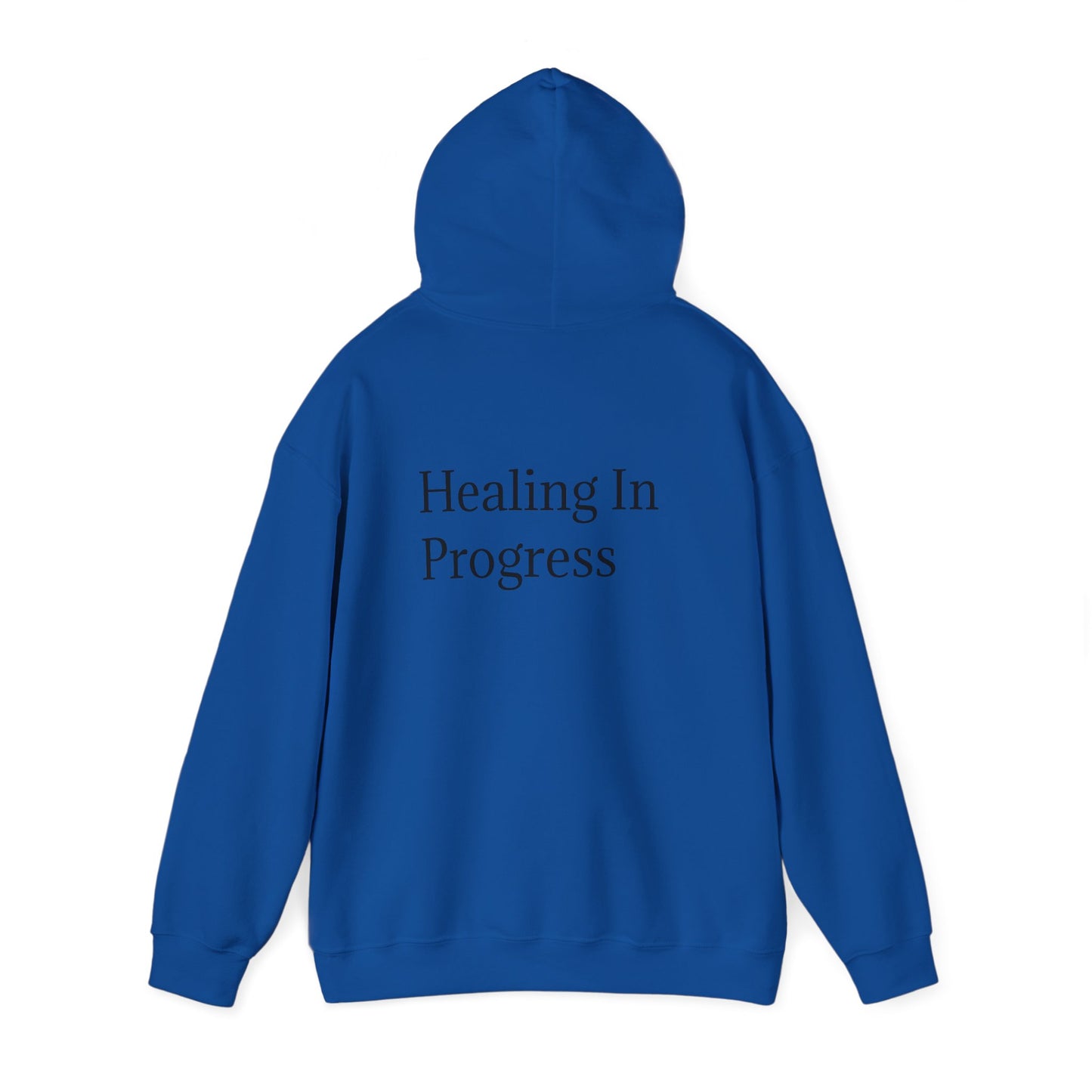 တိုးတက်မှုအတွက် ကုစားခြင်း Unisex Heavy Blend Hoodie - Self-Care &amp; Relaxation အတွက် ဇိမ်ခံအင်္ကျီ