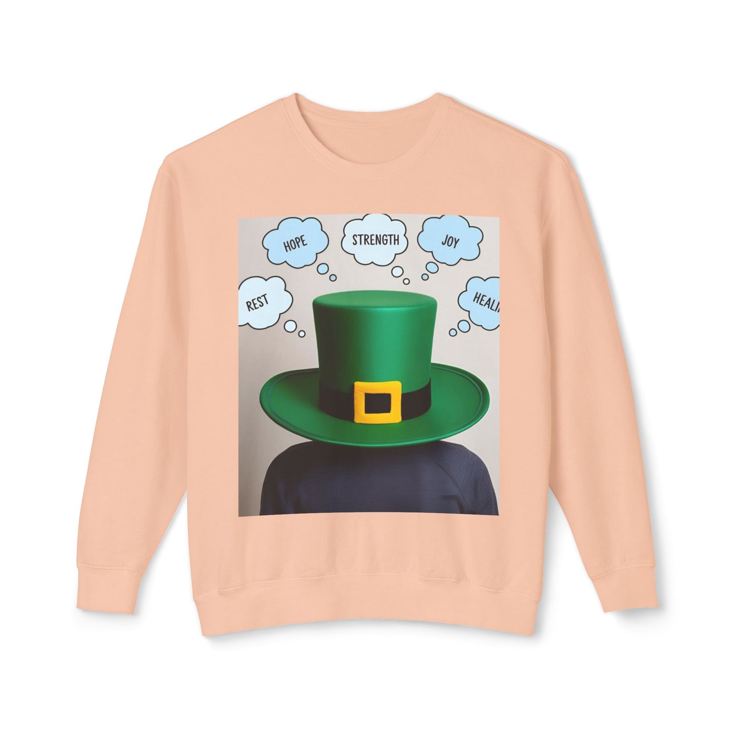 St Patrick's Day Crewneck-trui - Hoop, Krag, Vreugde, Genees