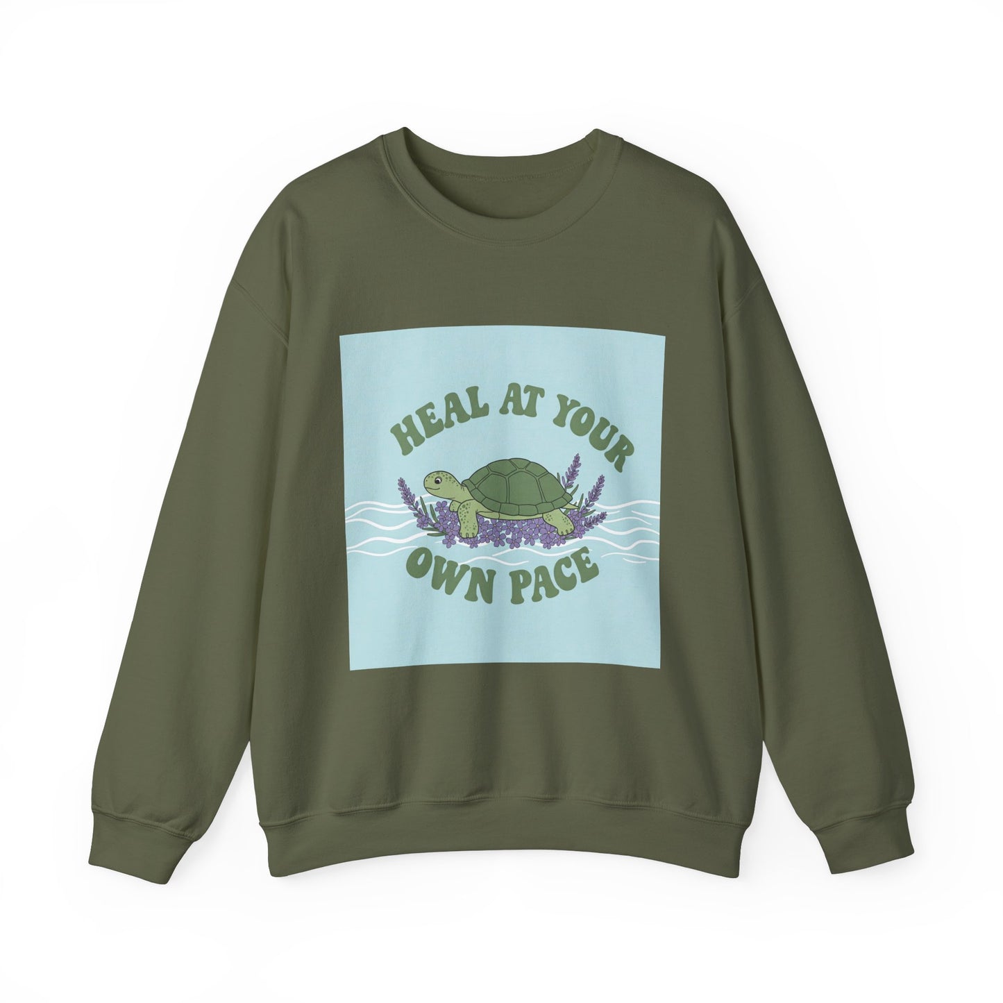 Heal at Your Own Pace Sweatshirt - Unisex Heavy Blend™ Crewneck