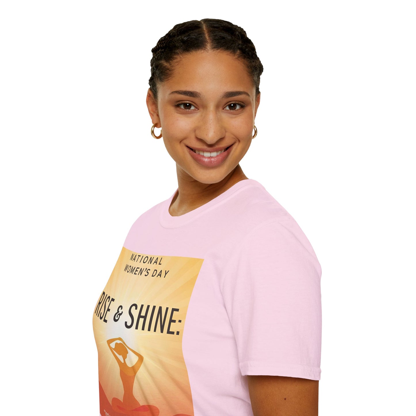 Empowering Women's Day T-Shirt - "Rise & Shine: Your Mind Matters"