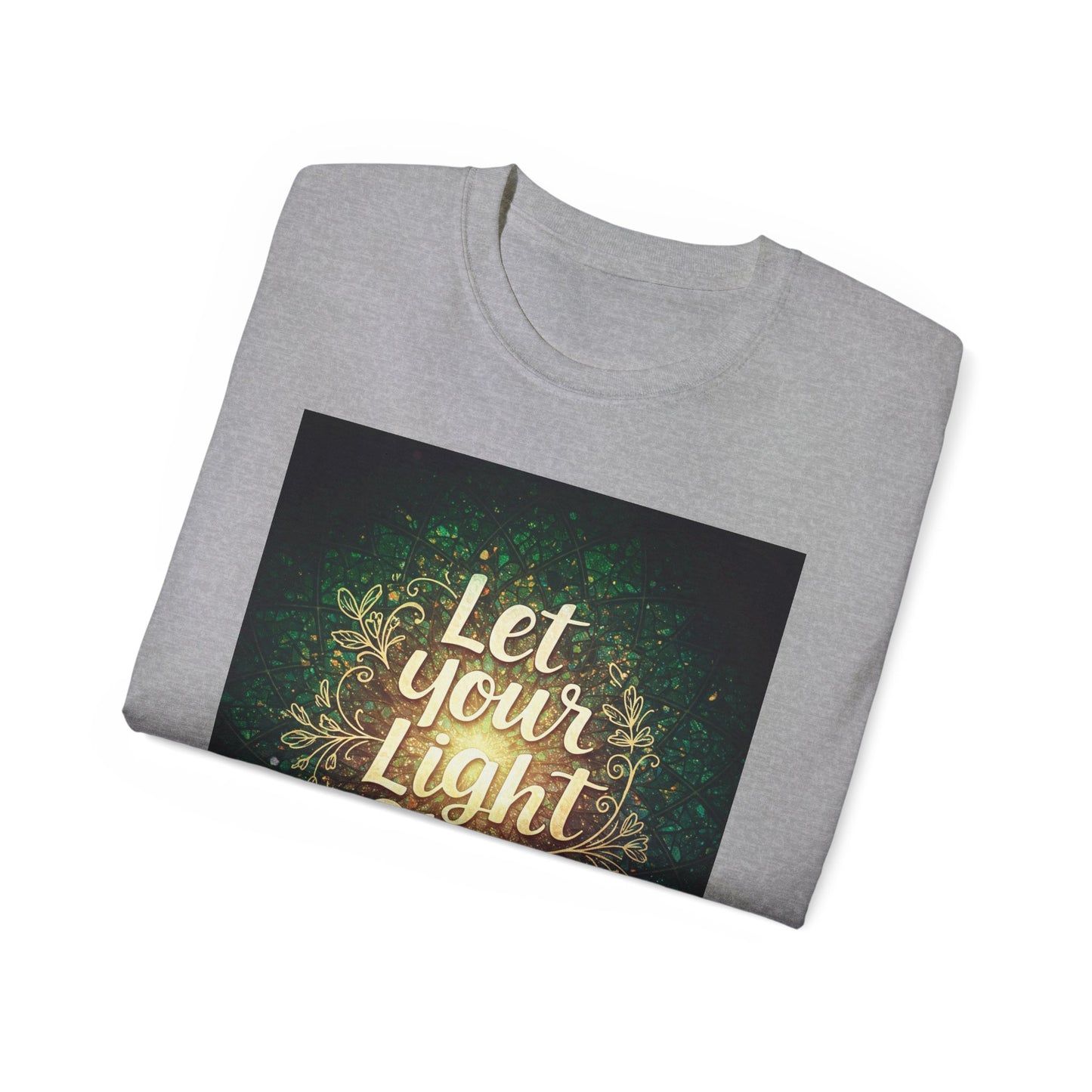 Inspirerende Unisex Ultra Cotton Tee - "Laat jou lig skyn"