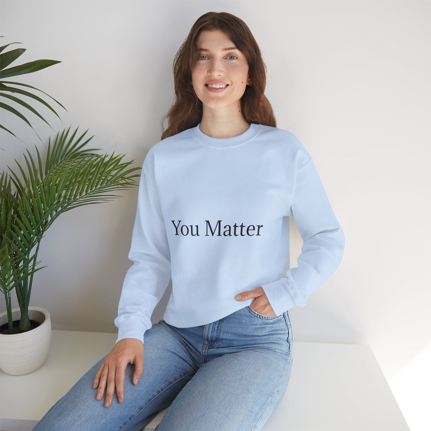 You Matter Unisex Heavy Blend™ Rondnek-trui - Gerieflike en inspirerende klere