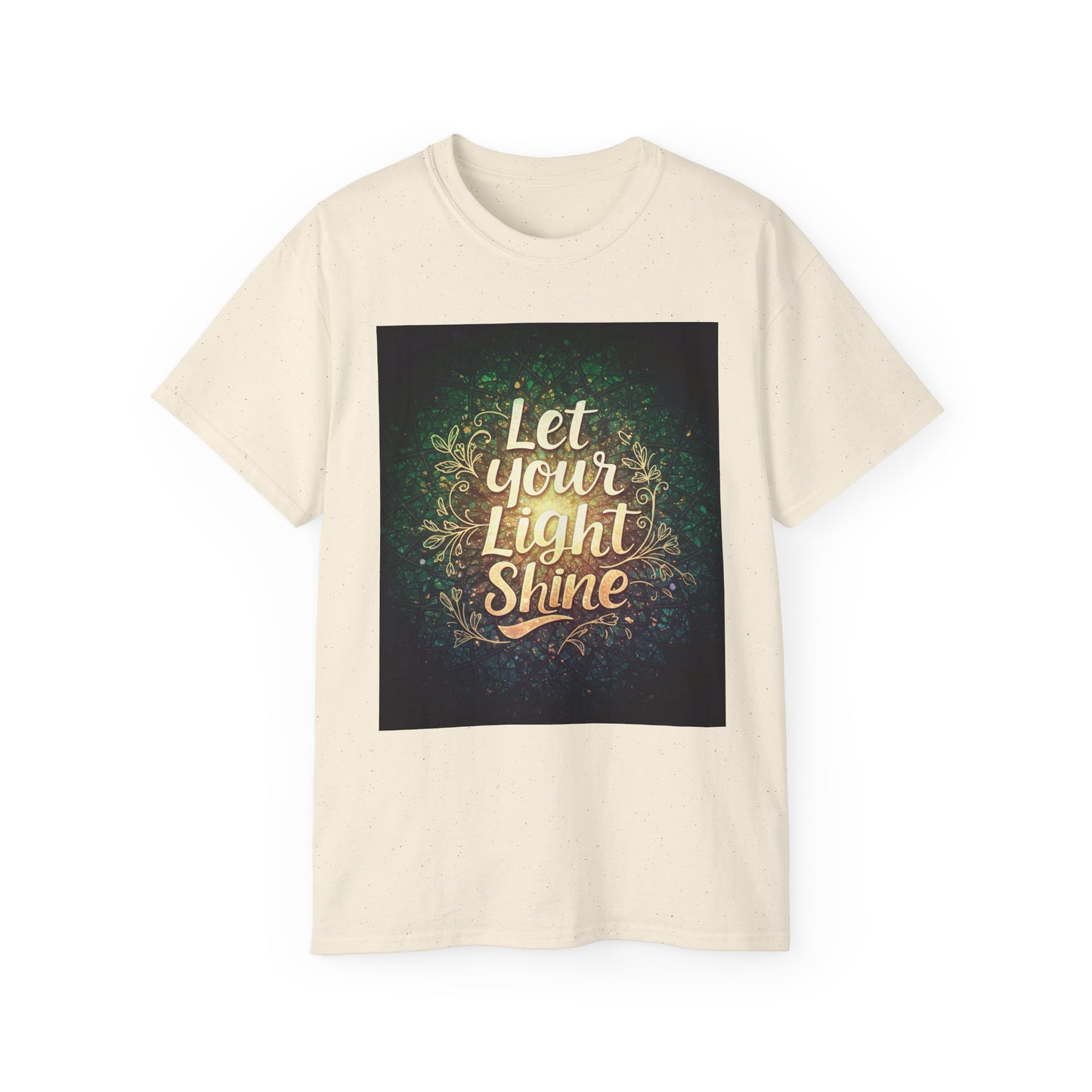 Inspirational Unisex Ultra Cotton Tee - "Let Your Light Shine"