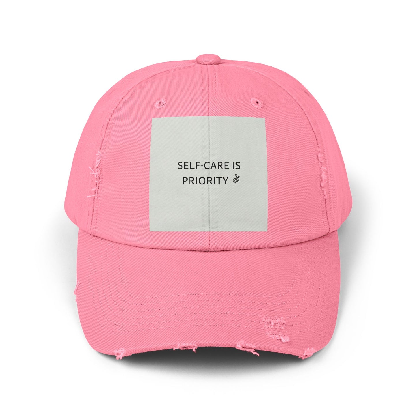 Distressed Cap - Selfsorg is Priority Hat