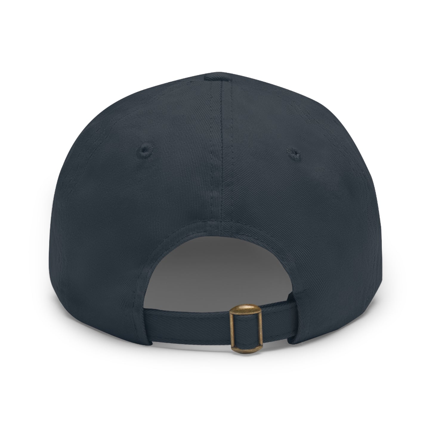 Mental Wealth Dad Hat with Leather Patch - Classic Style Cap for Mindfulness