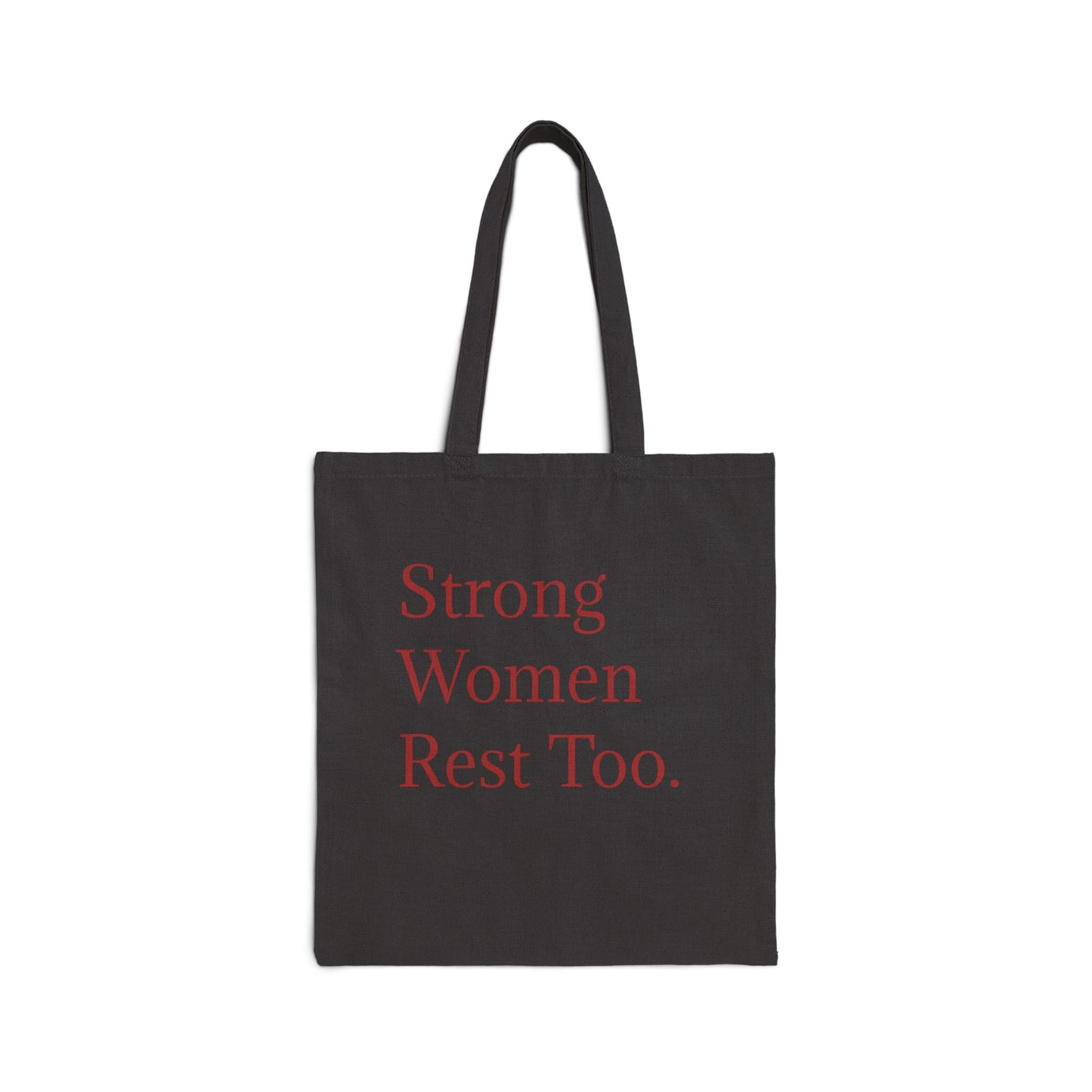 Strong Women Tote Bag - ခွန်အားနှင့်နေ့စဉ်အသုံးပြုမှုအတွက် ကင်းဗတ်စျေးဝယ်အိတ်