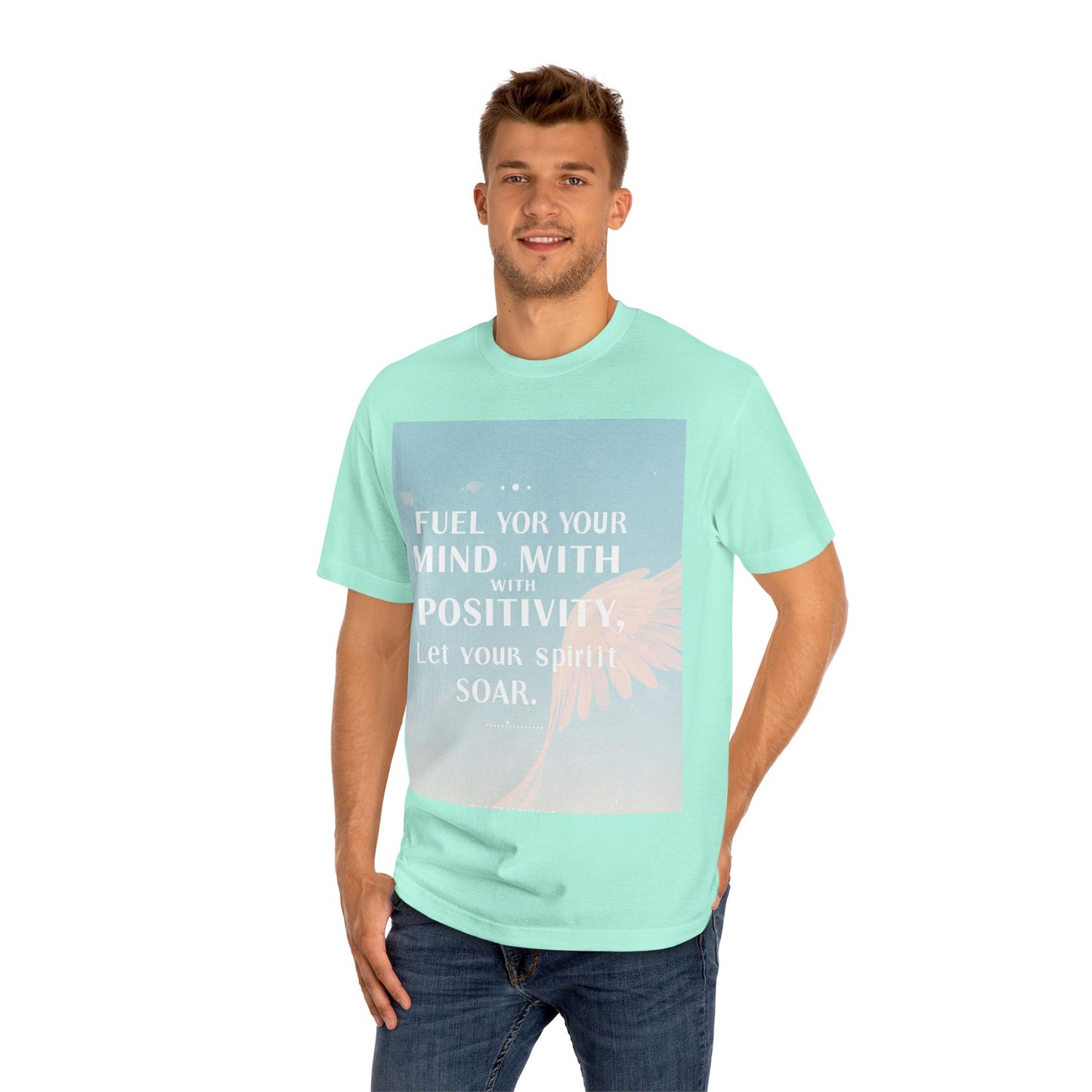 Inspirerende Positiwiteit Unisex Klassieke Tee - Mindset Motivering T-hemp