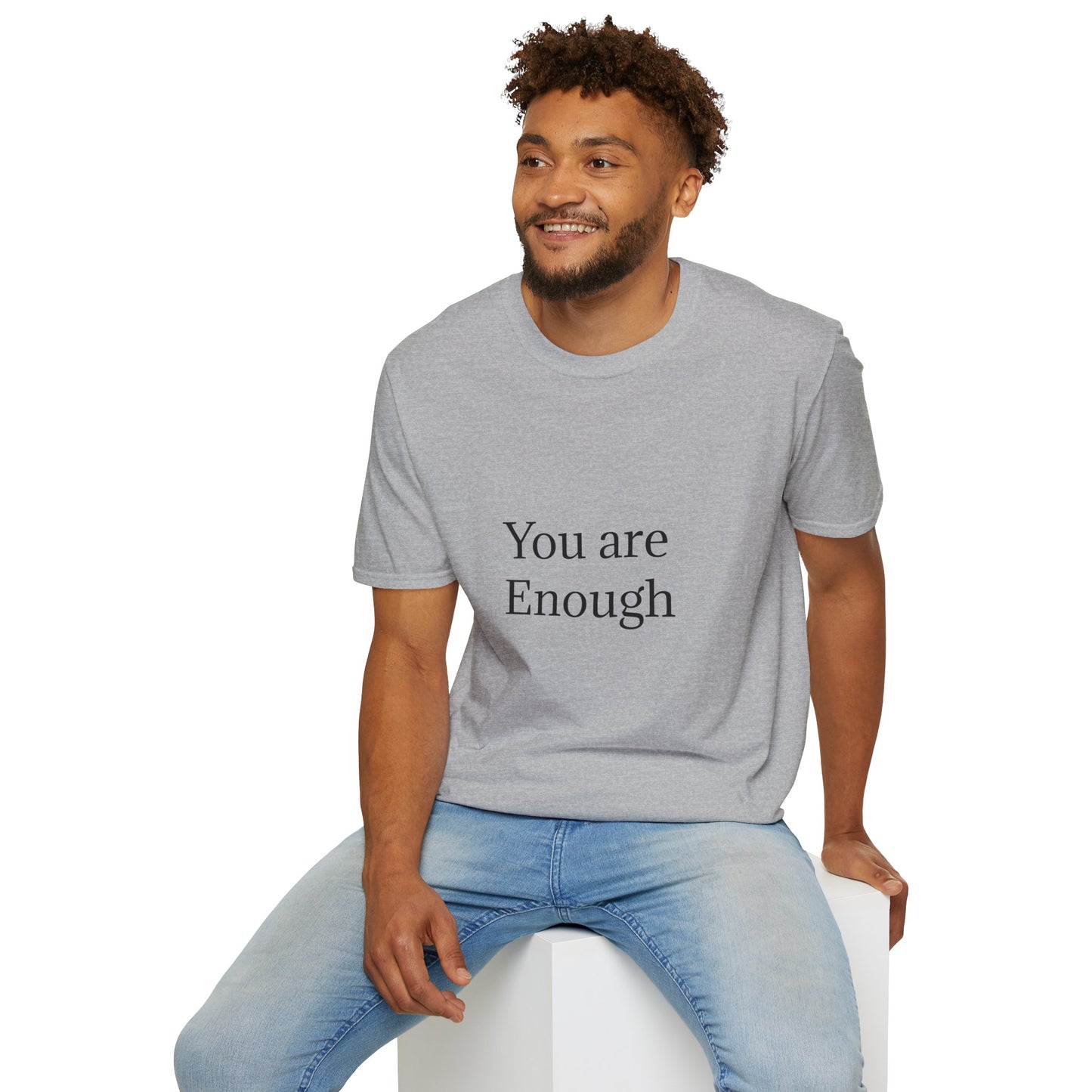 Inspirational Unisex Softstyle T-Shirt - "You are Enough"