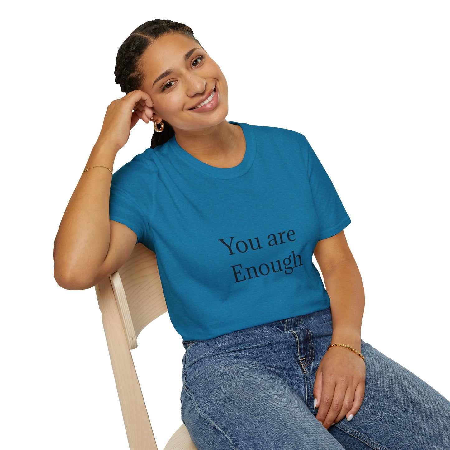 Inspirational Unisex Softstyle T-Shirt - "You are Enough"