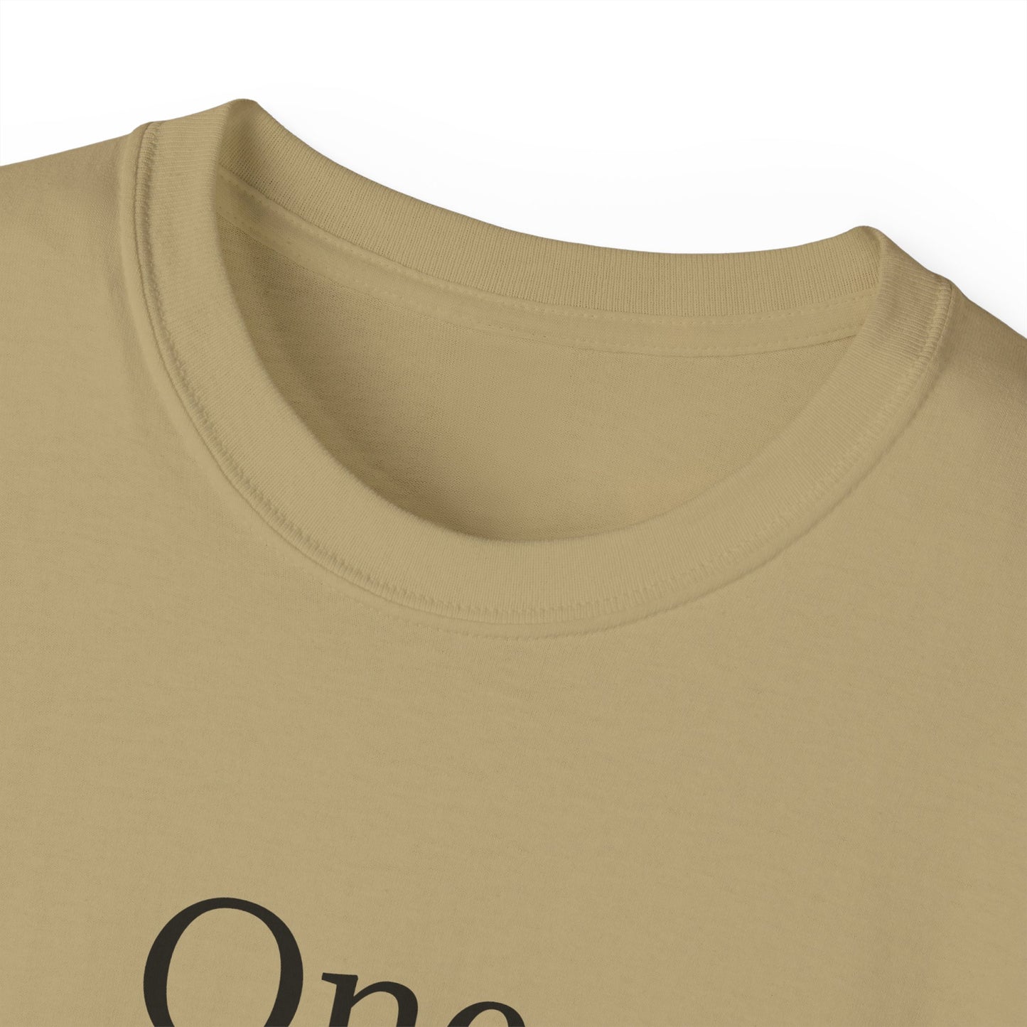 Inspirational Unisex Ultra Cotton Tee - "One Day At A Time"