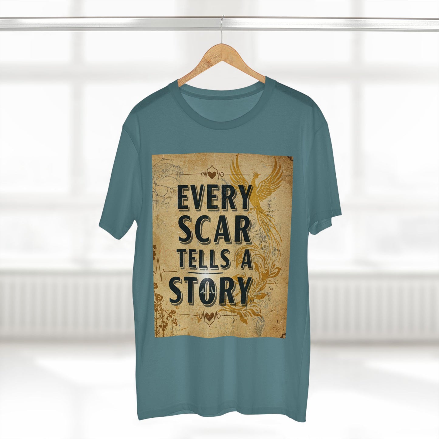 Elke litteken vertel 'n storie Volwasse Tee - Inspirerende grafiese T-hemp