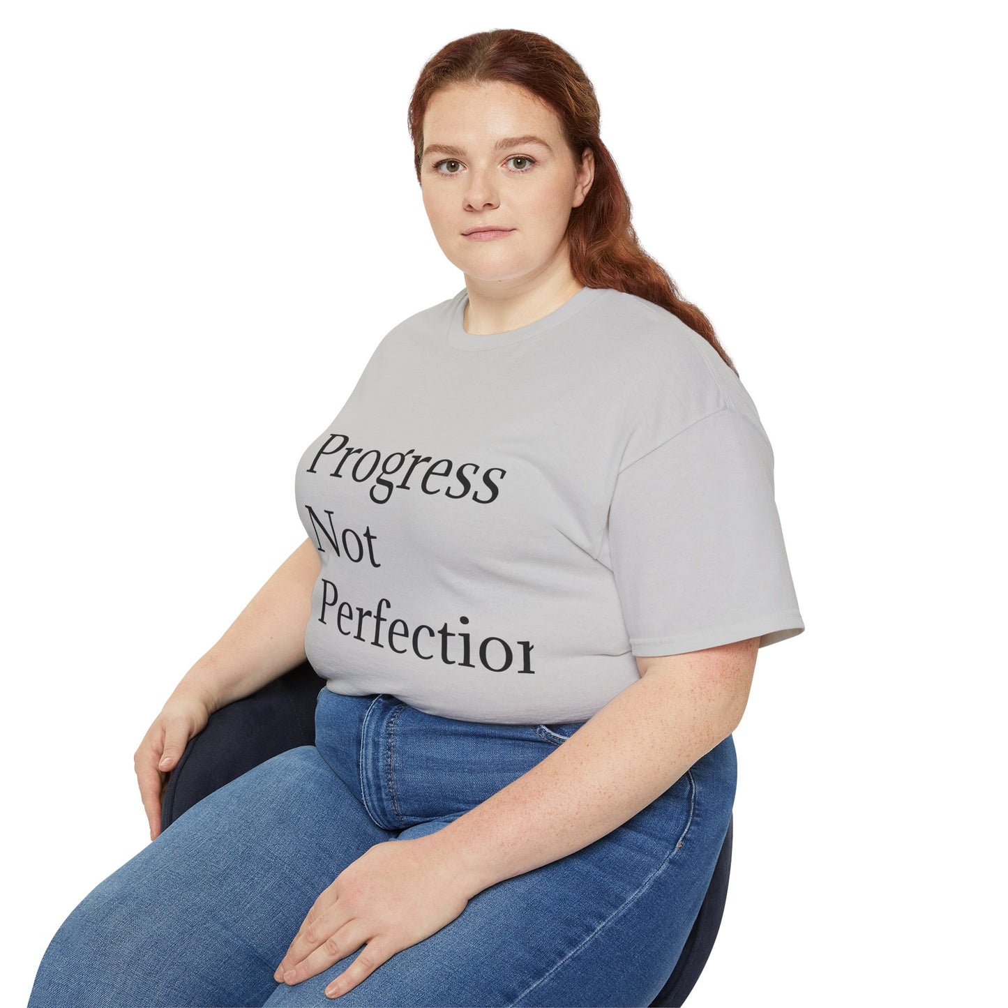 Progress Not Perfection Unisex Ultra Cotton Tee | Motiverende T-hemp vir daaglikse inspirasie