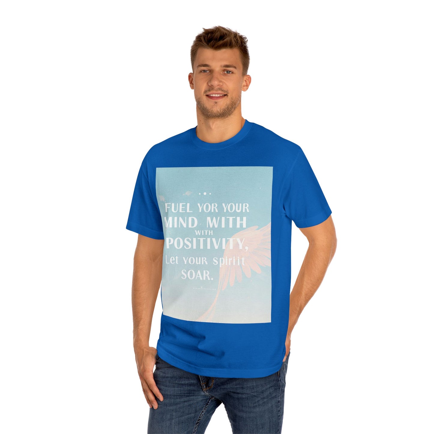 Inspirerende Positiwiteit Unisex Klassieke Tee - Mindset Motivering T-hemp