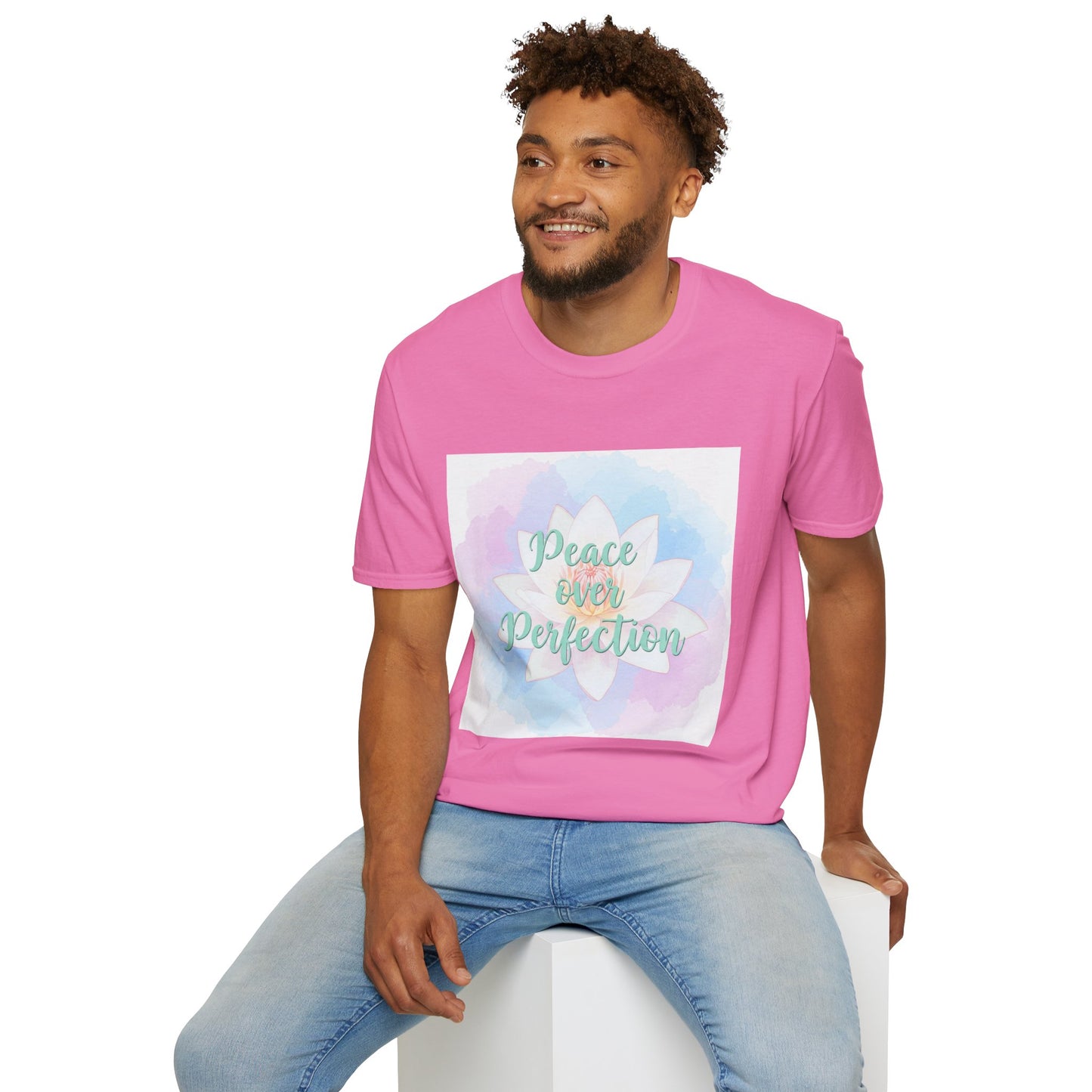 Peace Over Perfection Unisex Softstyle T-Shirt - Inspirational Casual Wear