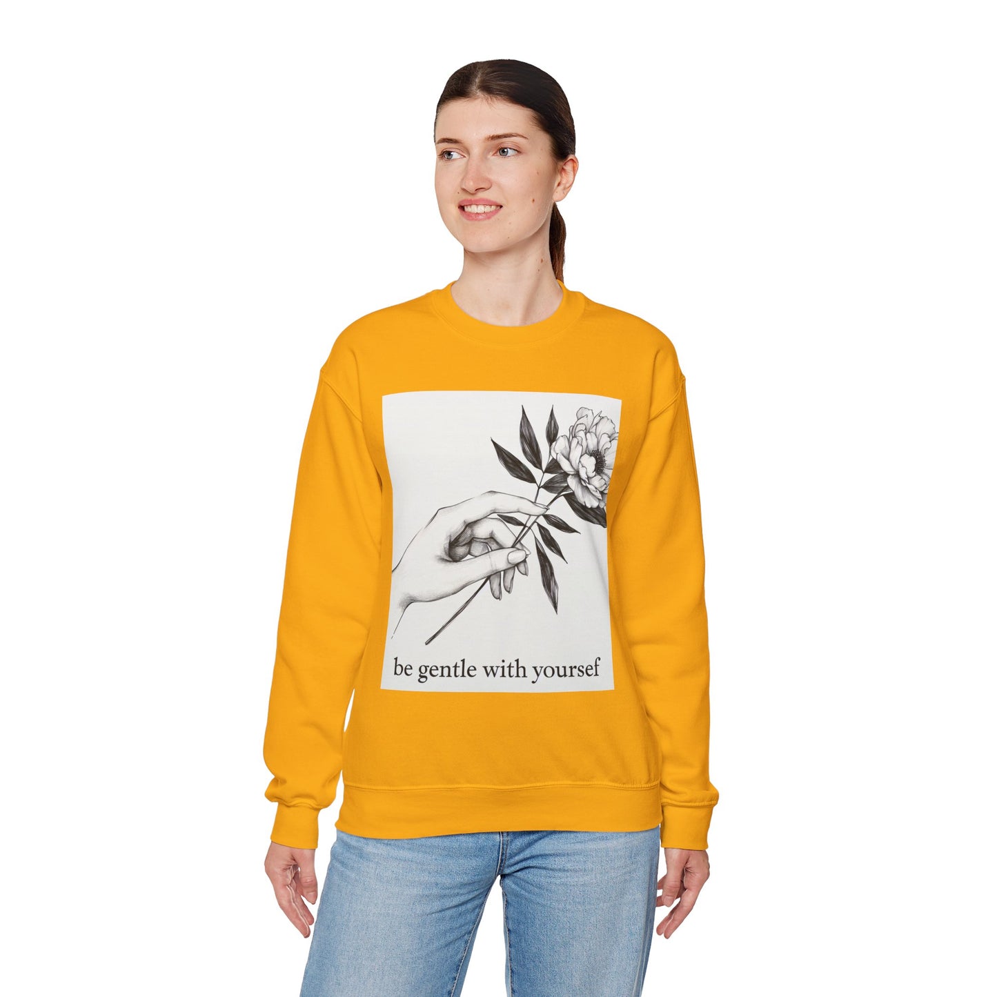 Be Gentle With Yourself Crewneck Sweatshirt - Unisex Heavy Blend™