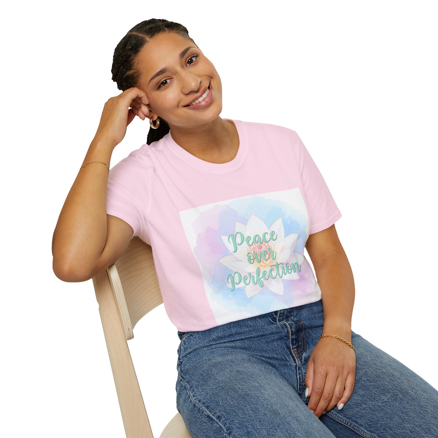 Peace Over Perfection Unisex Softstyle T-Shirt - Inspirational Casual Wear