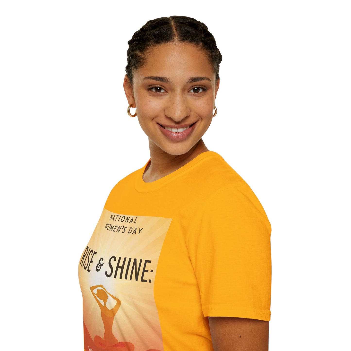 Empowering Women's Day T-Shirt - "Rise & Shine: Your Mind Matters"