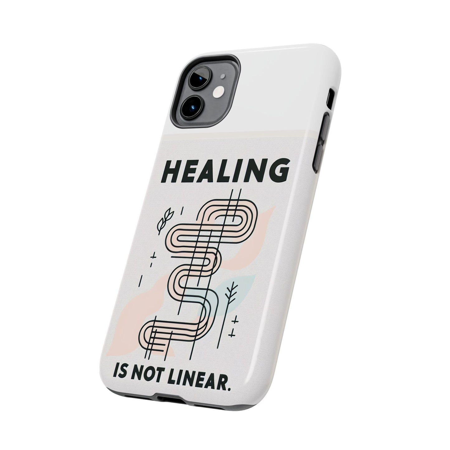 Healing Is Not Linear Tough Phone Case - Durable and Stylish Protection for Your Device