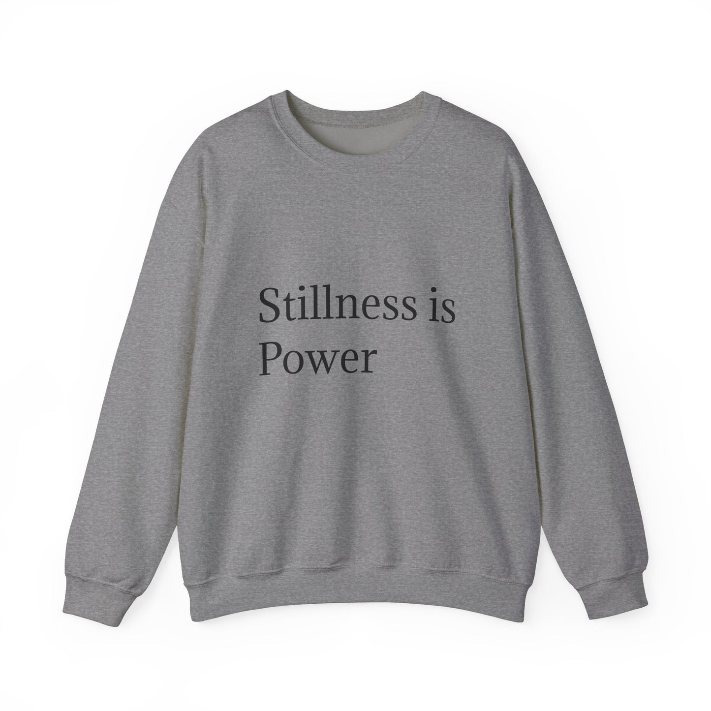 Stillness သည် Power Unisex Heavy Blend™ Crewneck Sweatshirt ဖြစ်သည်။