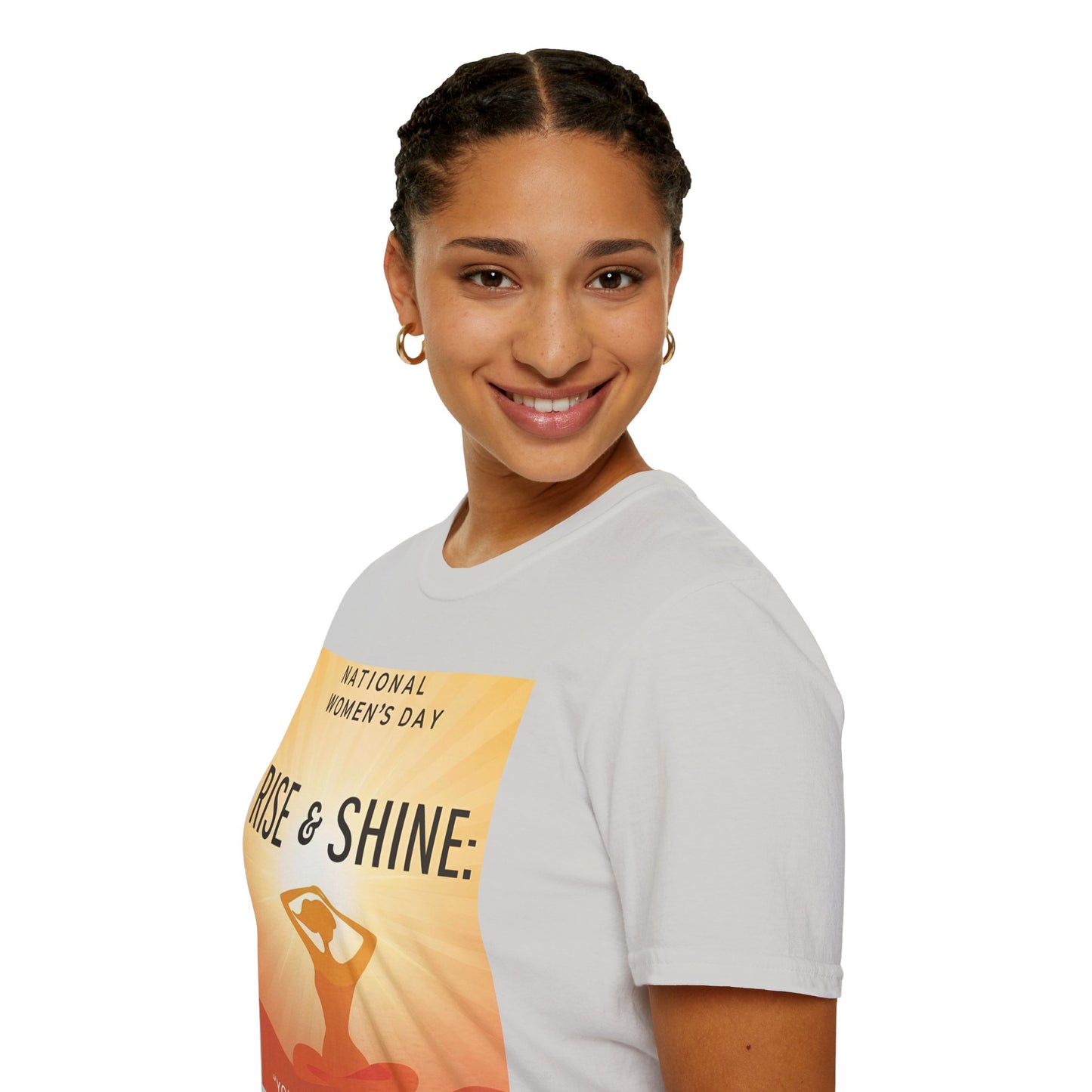 Empowering Women's Day T-Shirt - "Rise & Shine: Your Mind Matters"