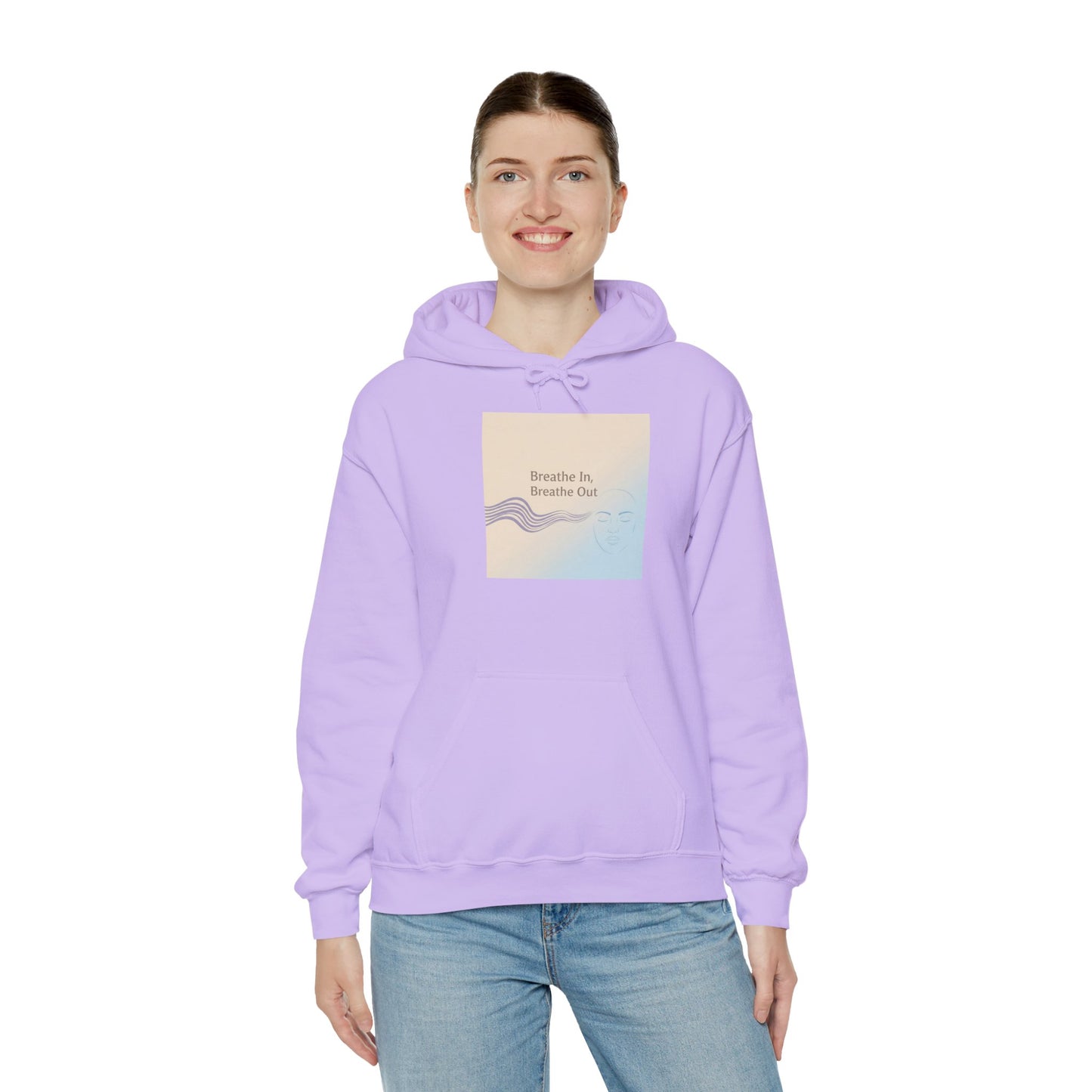 Mindfulness Breathe In Hoodie for Stress Relief