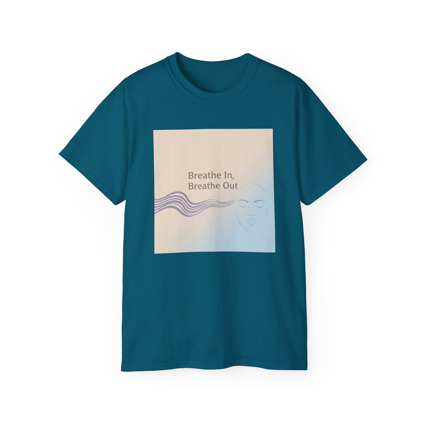 Mindfulness Unisex Ultra Cotton Tee - Breathe In, Breathe Out