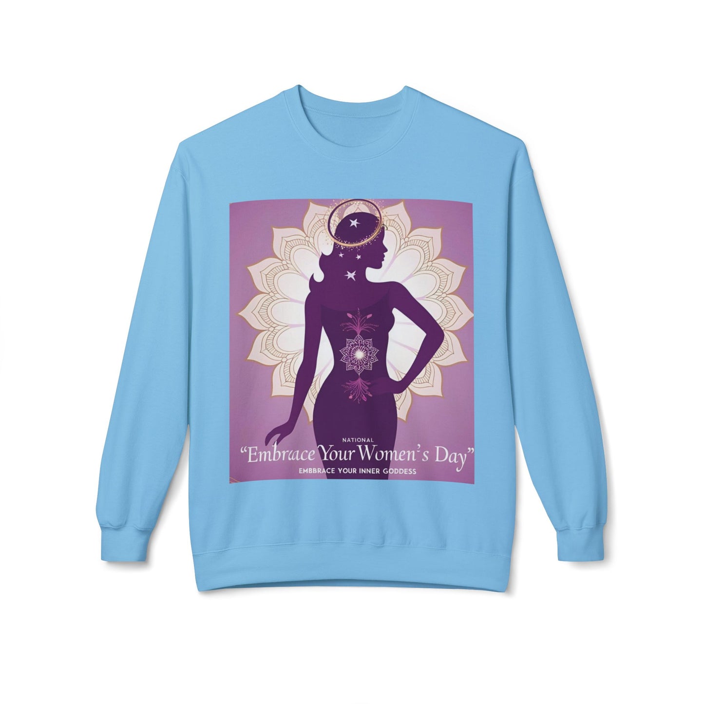 Embrace Your Inner Goddess Crewneck Sweatshirt - Women’s Day Celebration