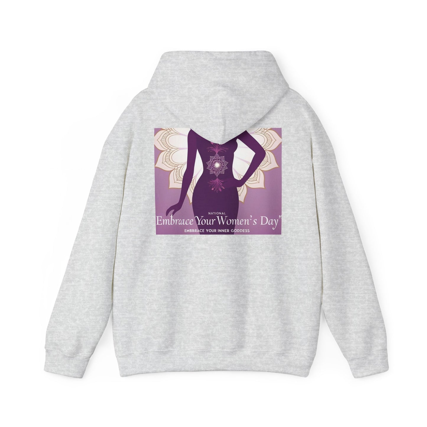 Embrace Your Women's Day Hoodie - Unisex Heavy Blend Sweatshirt