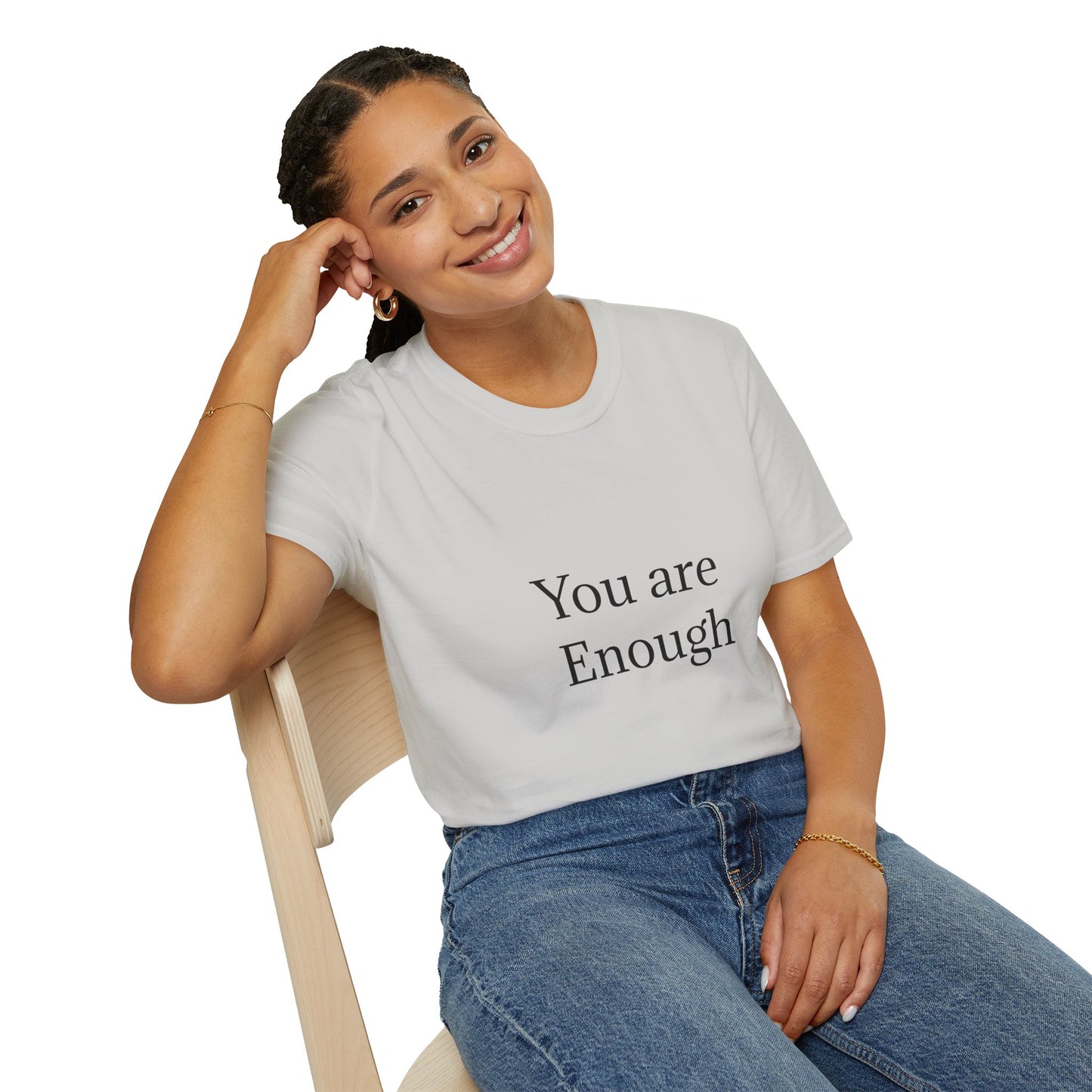 Inspirational Unisex Softstyle T-Shirt - "You are Enough"